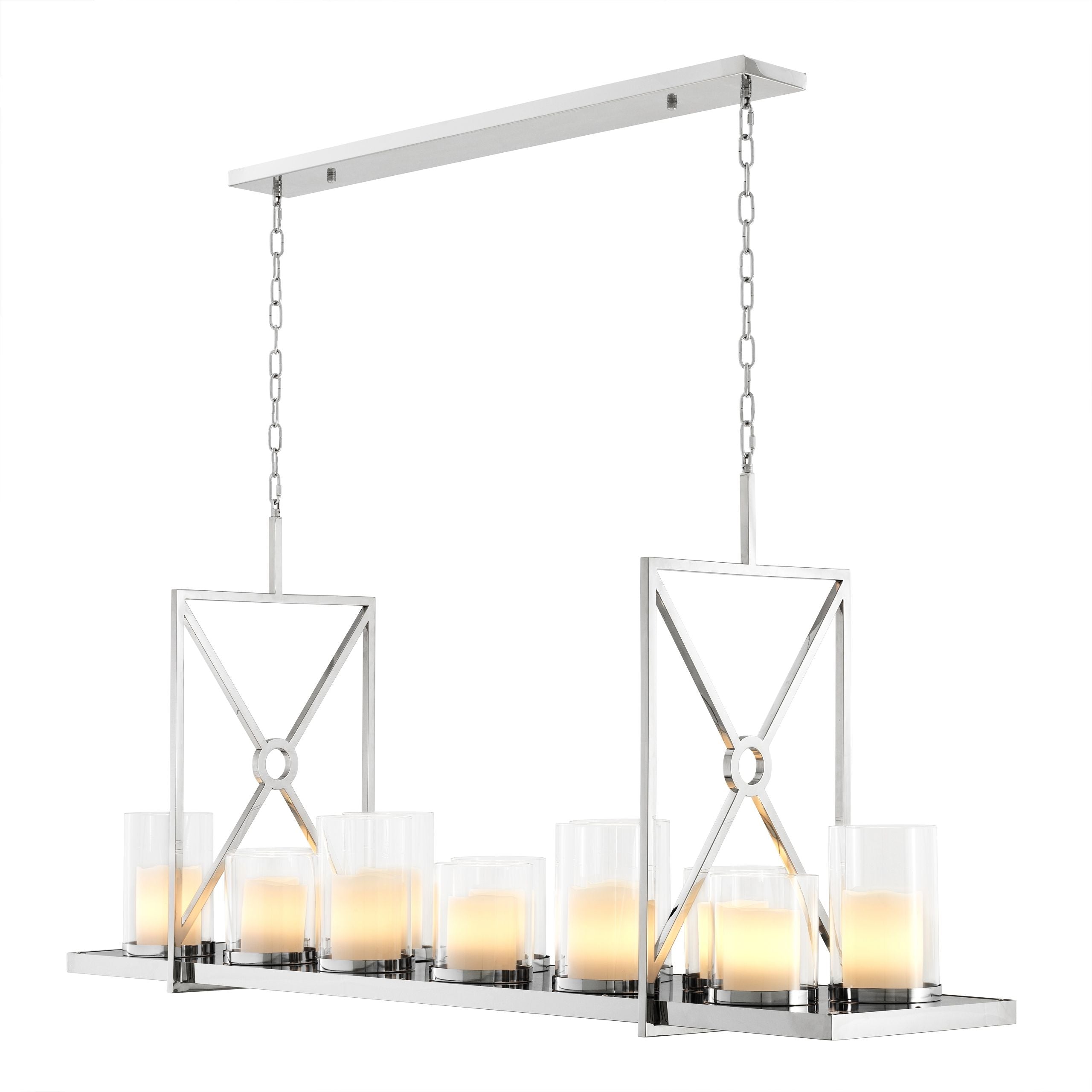 Summit Modern Chandelier - Steel | Brass - Eichholtz - Luxury Lighting BoutiqueBrass/Metal ChandeliersEichholtz