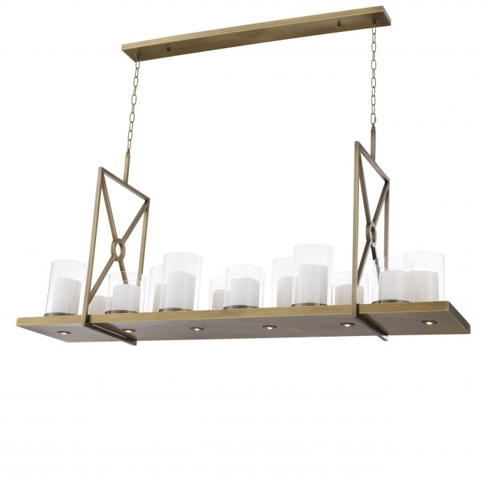 Summit Modern Chandelier - Steel | Brass - Eichholtz - Luxury Lighting BoutiqueBrass/Metal ChandeliersEichholtz