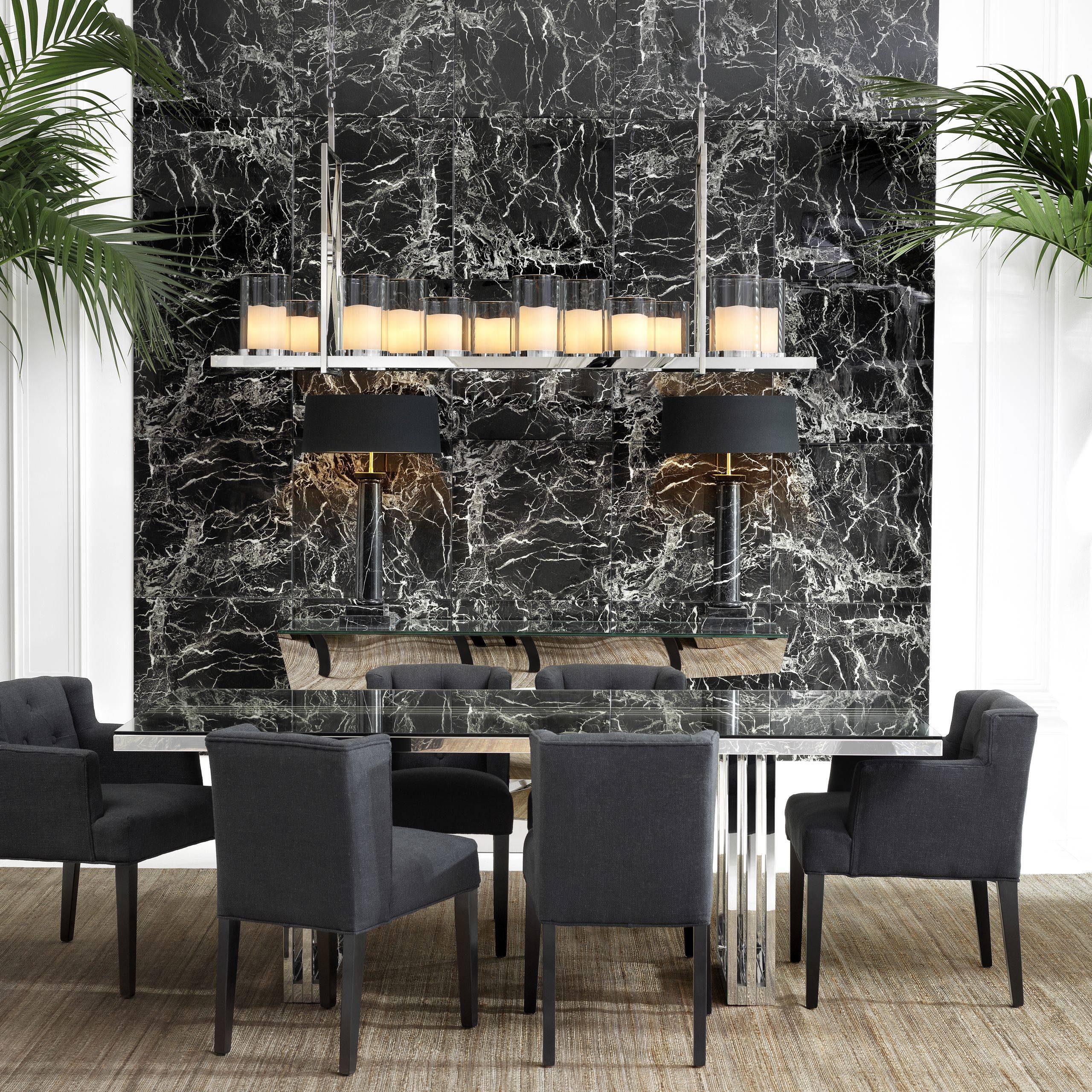 Summit Modern Chandelier - Steel | Brass - Eichholtz - Luxury Lighting BoutiqueBrass/Metal ChandeliersEichholtz