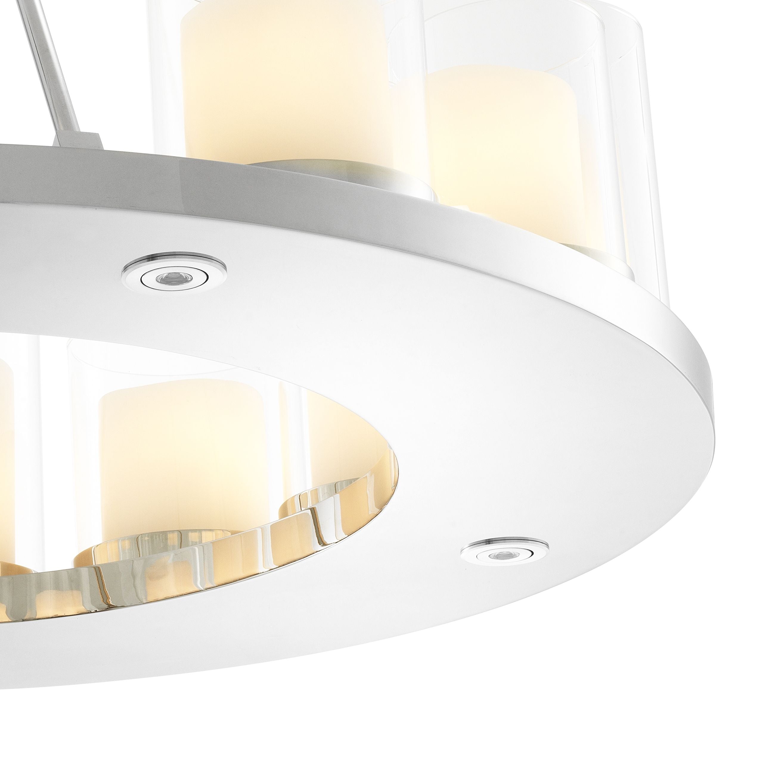 Summit Ring Modern Chandelier - Steel - Eichholtz - Luxury Lighting BoutiqueBrass/Metal ChandeliersEichholtz