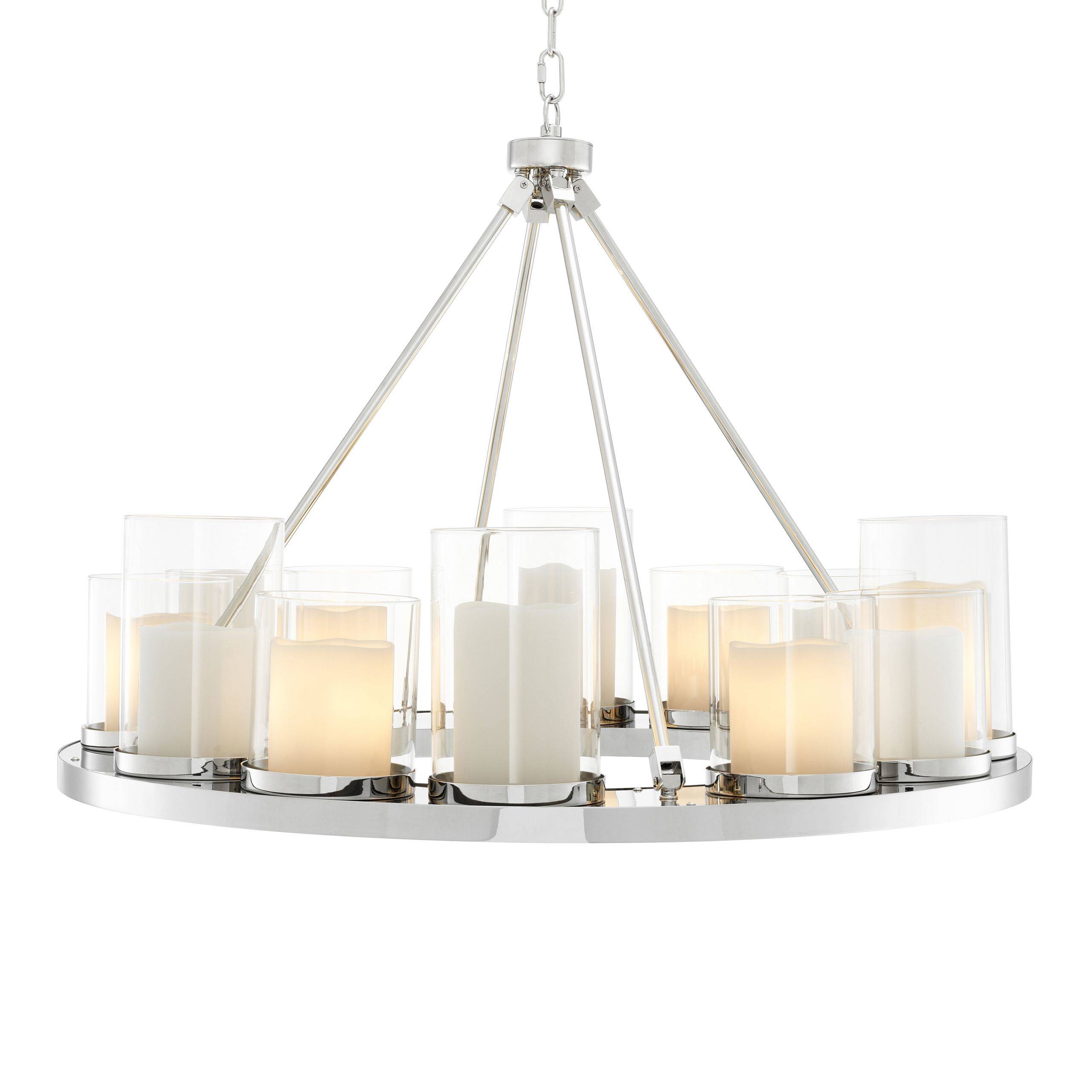 Summit Ring Modern Chandelier - Steel - Eichholtz - Luxury Lighting BoutiqueBrass/Metal ChandeliersEichholtz