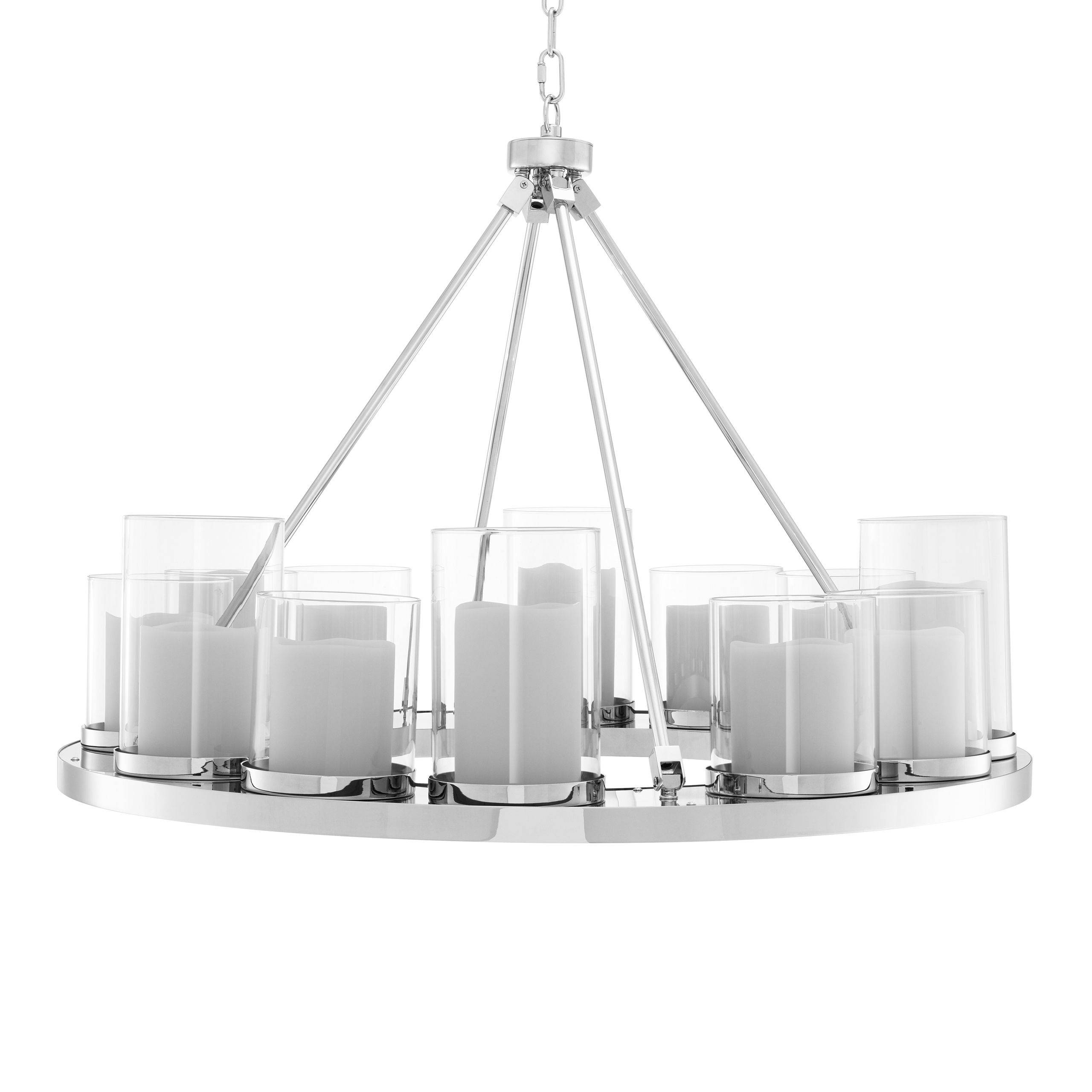 Summit Ring Modern Chandelier - Steel - Eichholtz - Luxury Lighting BoutiqueBrass/Metal ChandeliersEichholtz