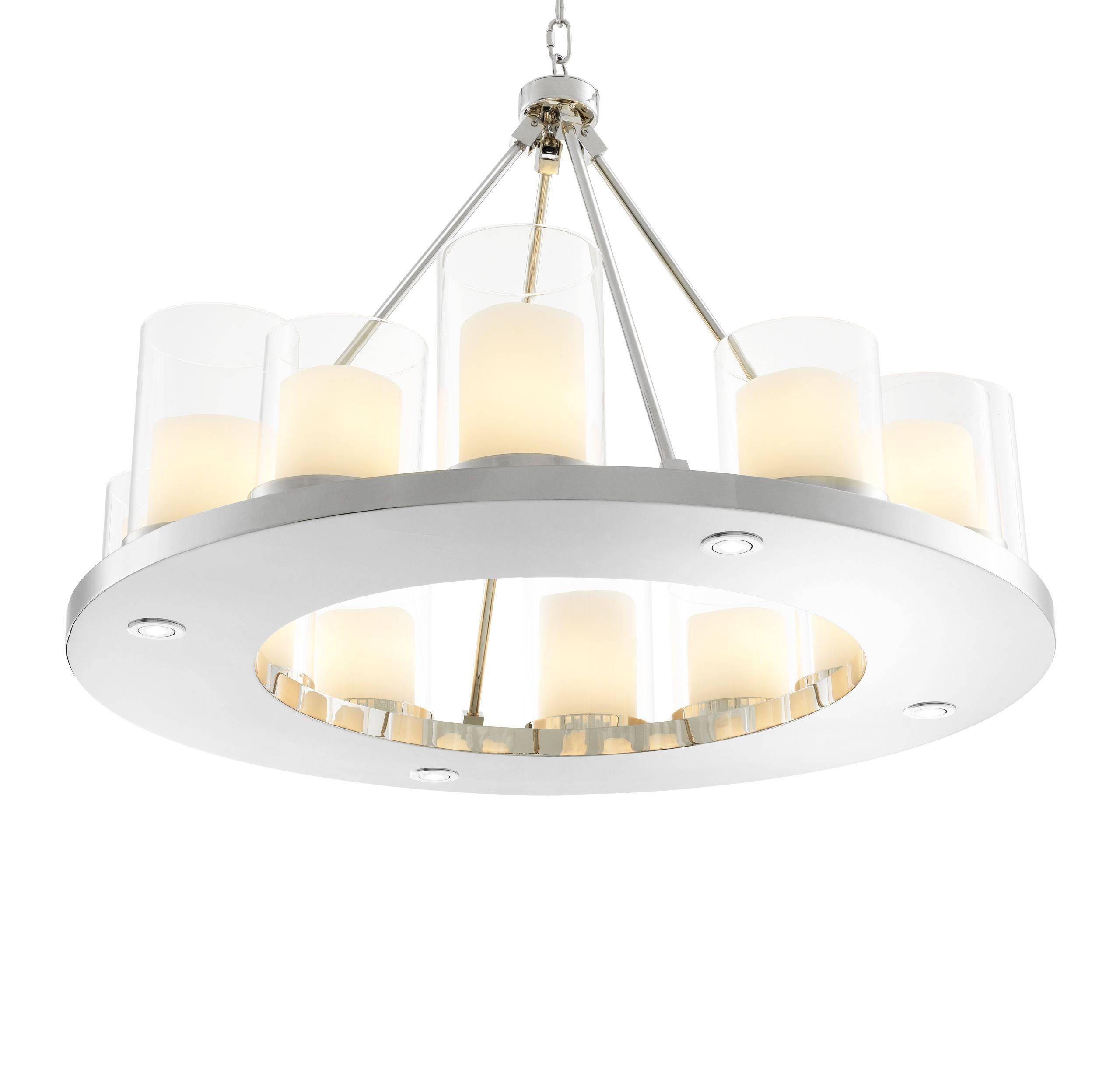 Summit Ring Modern Chandelier - Steel - Eichholtz - Luxury Lighting BoutiqueBrass/Metal ChandeliersEichholtz