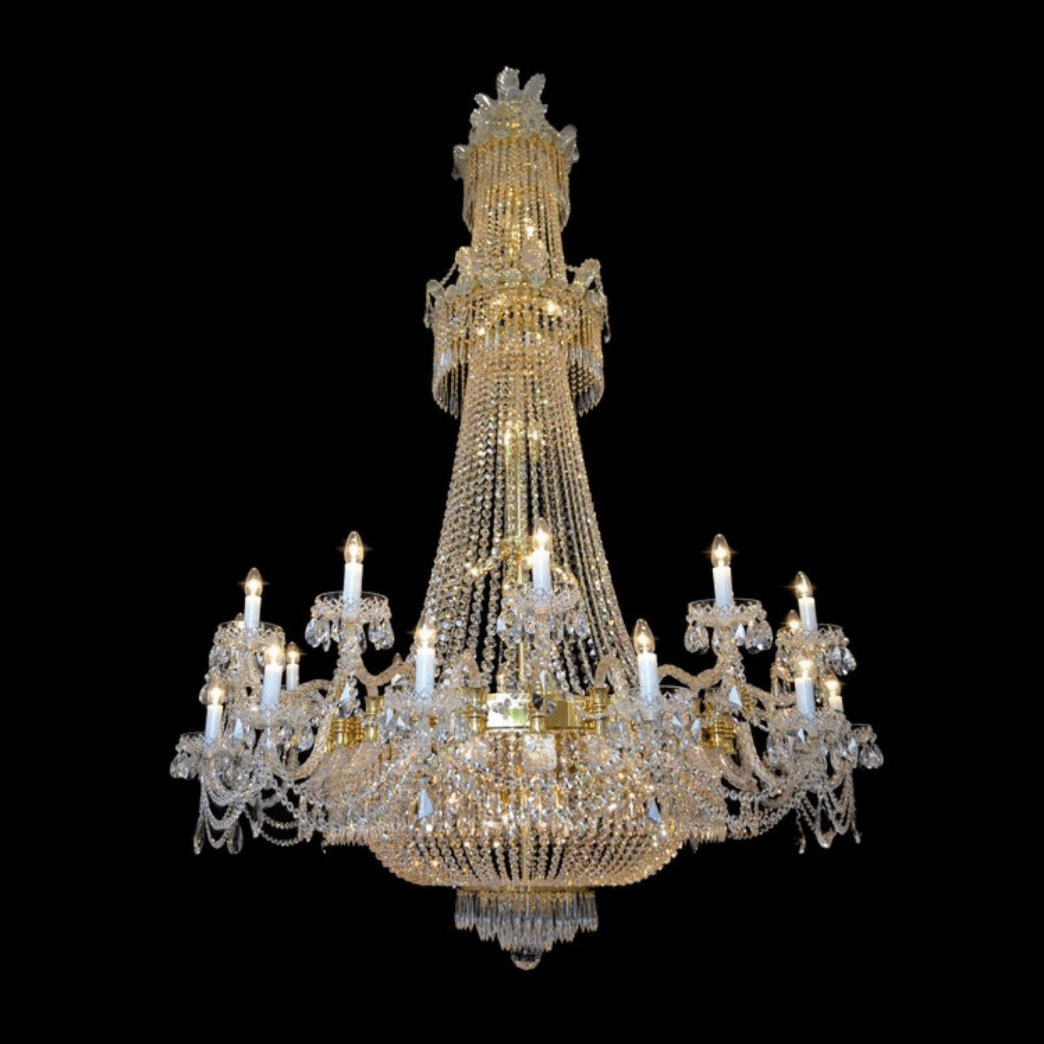 Supreme 50 Crystal Glass Chandelier - Wranovsky - Luxury Lighting BoutiqueTraditional Crystal ChandeliersWranovsky