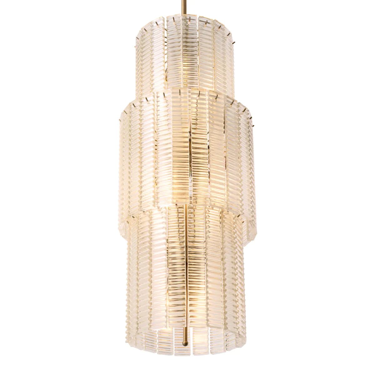 Imperial Chandelier - Brass & Clear Glass - Eichholtz - Luxury Lighting BoutiqueCeiling LightEichholtz