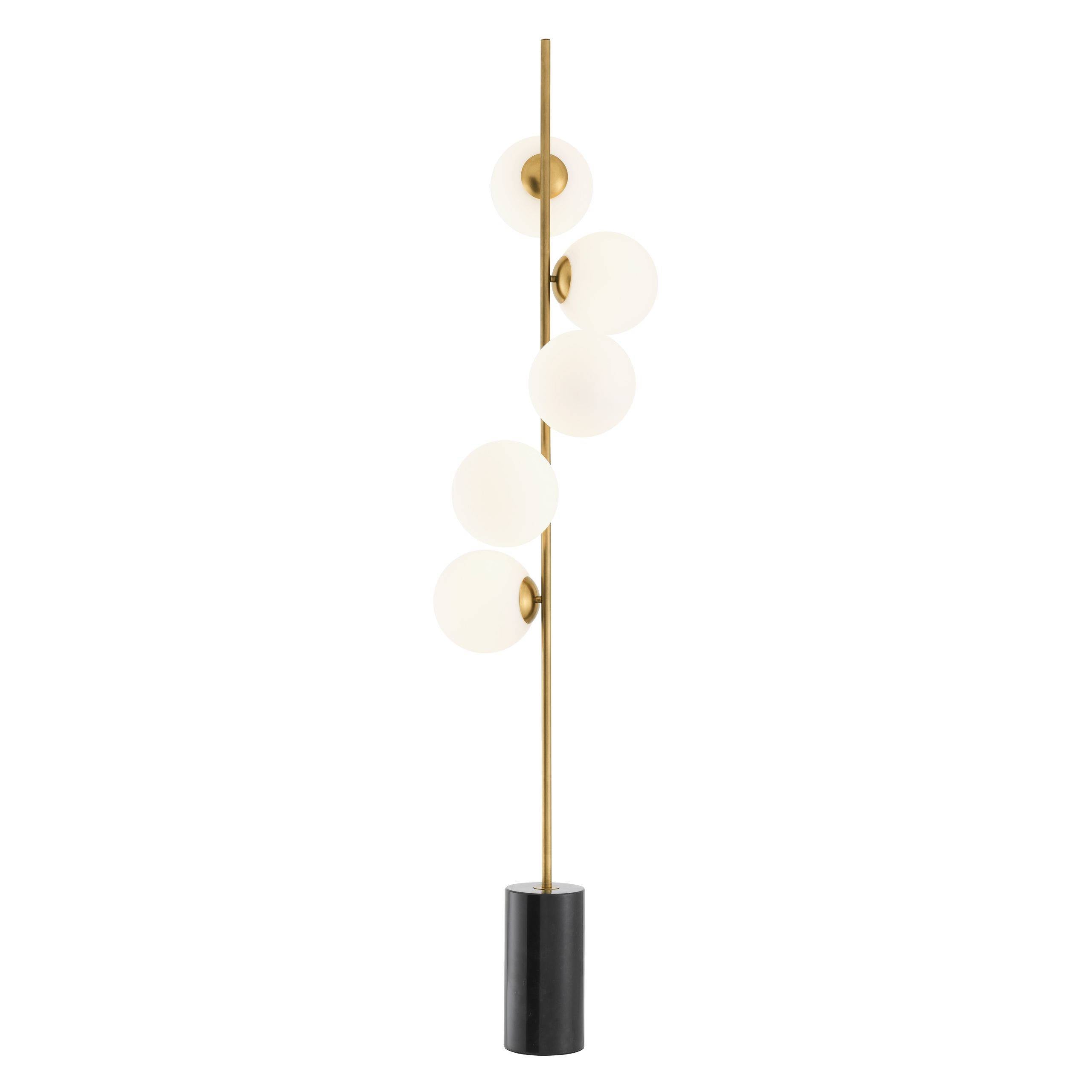 Tempo Floor Lamp - Brass | Nickel - Eichholtz - Luxury Lighting BoutiqueFloor LampEichholtz