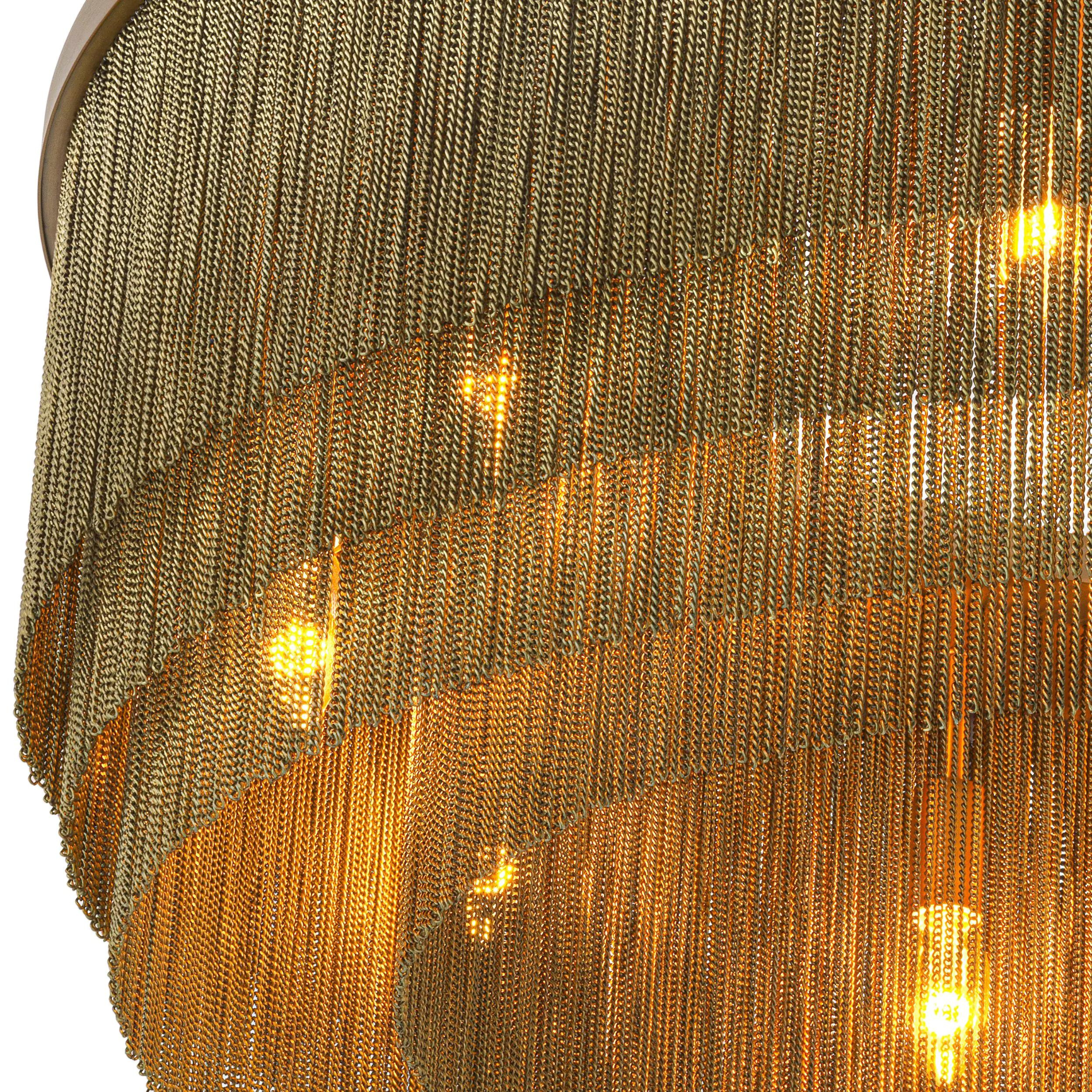 Tissot L Modern Chandelier - Brass | Bronze - Eichholtz - Luxury Lighting BoutiqueCeiling LightsEichholtz