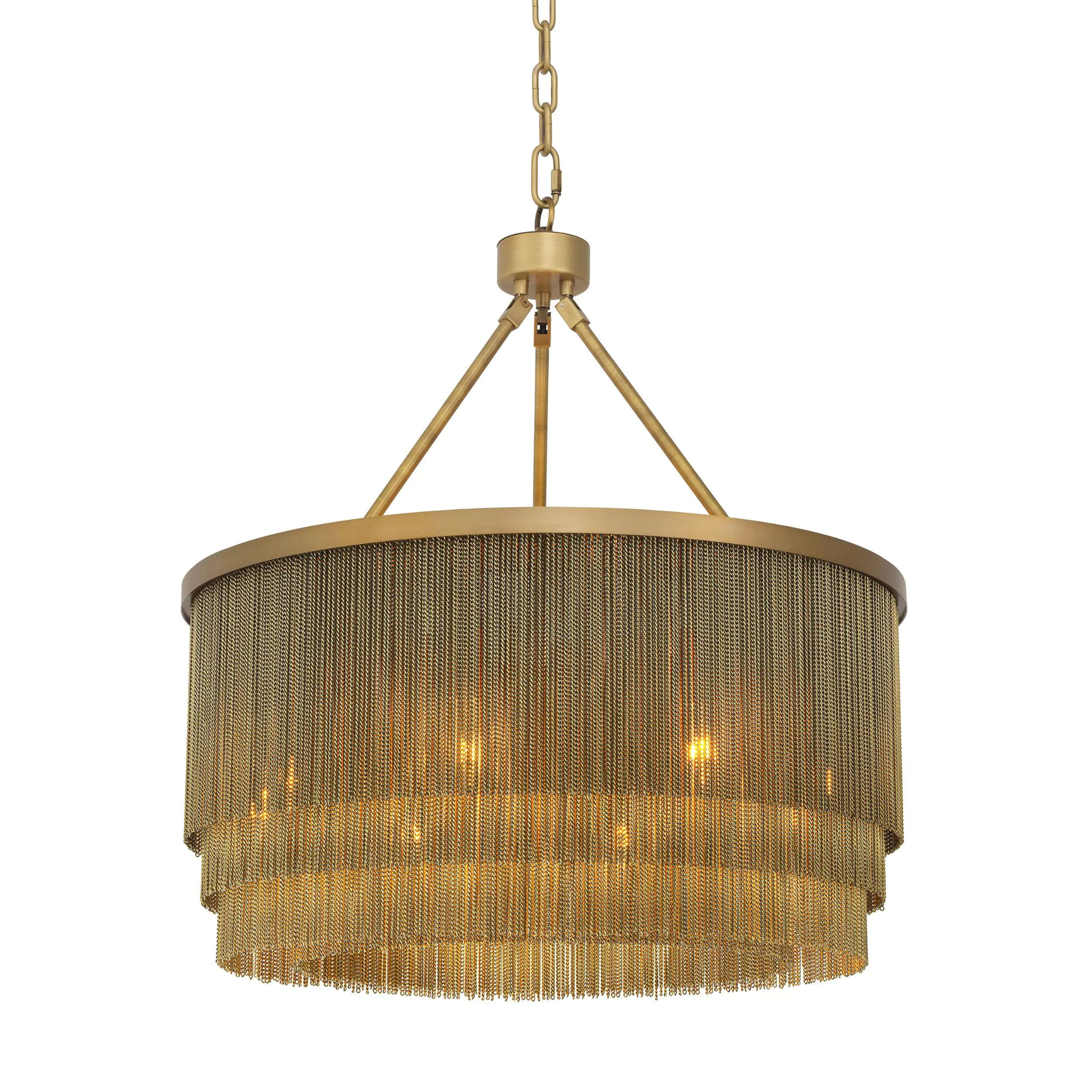 Tissot S (Brass/Bronze) Modern Chandelier - Eichholtz - Luxury Lighting Boutique
