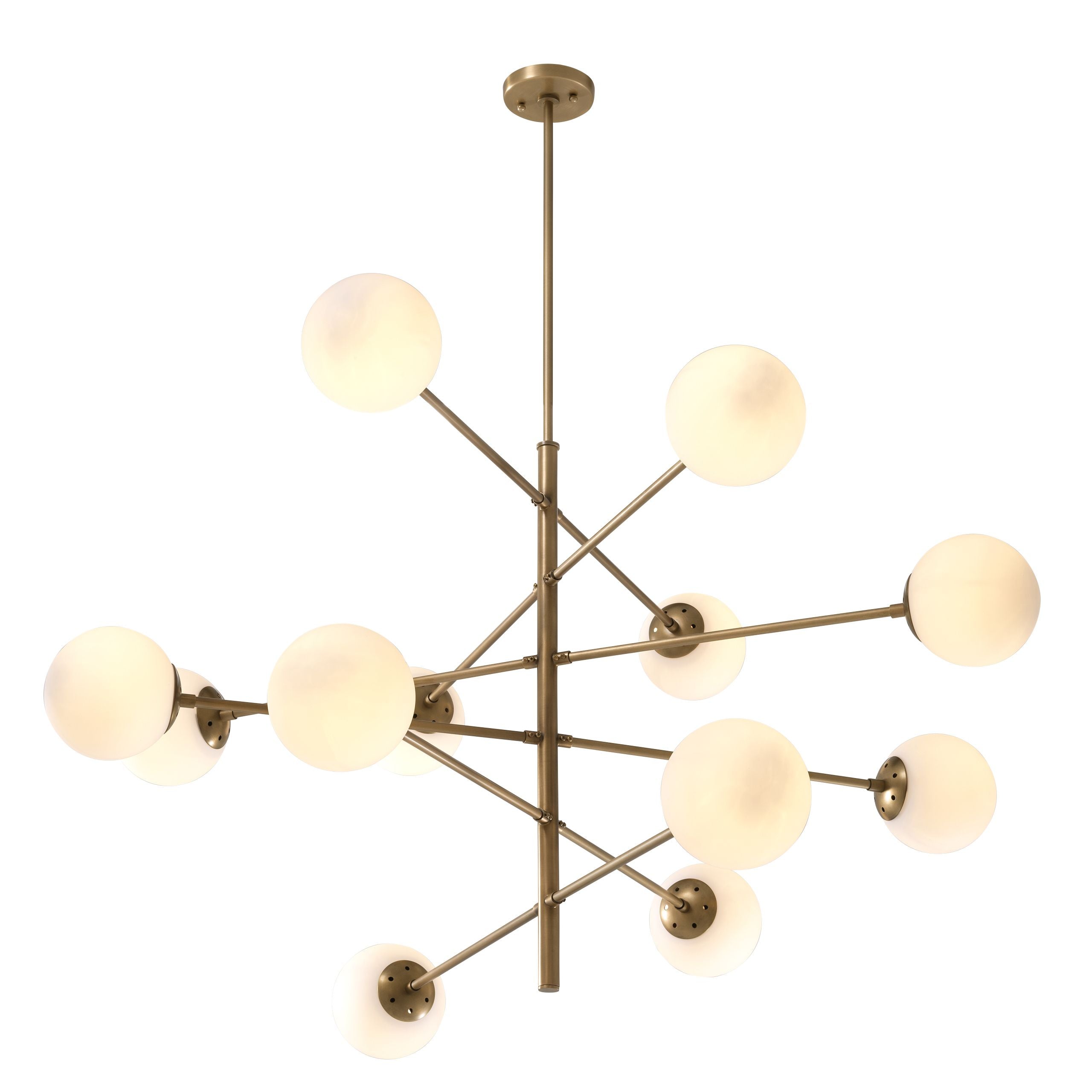 Tortora Modern Chandelier - Brass - Eichholtz - Luxury Lighting BoutiqueBrass/Metal ChandeliersEichholtz