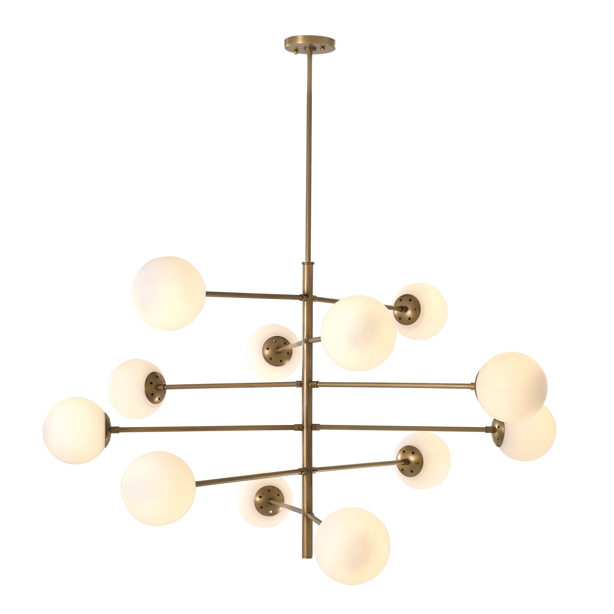 Tortora Modern Chandelier - Brass - Eichholtz - Luxury Lighting BoutiqueBrass/Metal ChandeliersEichholtz