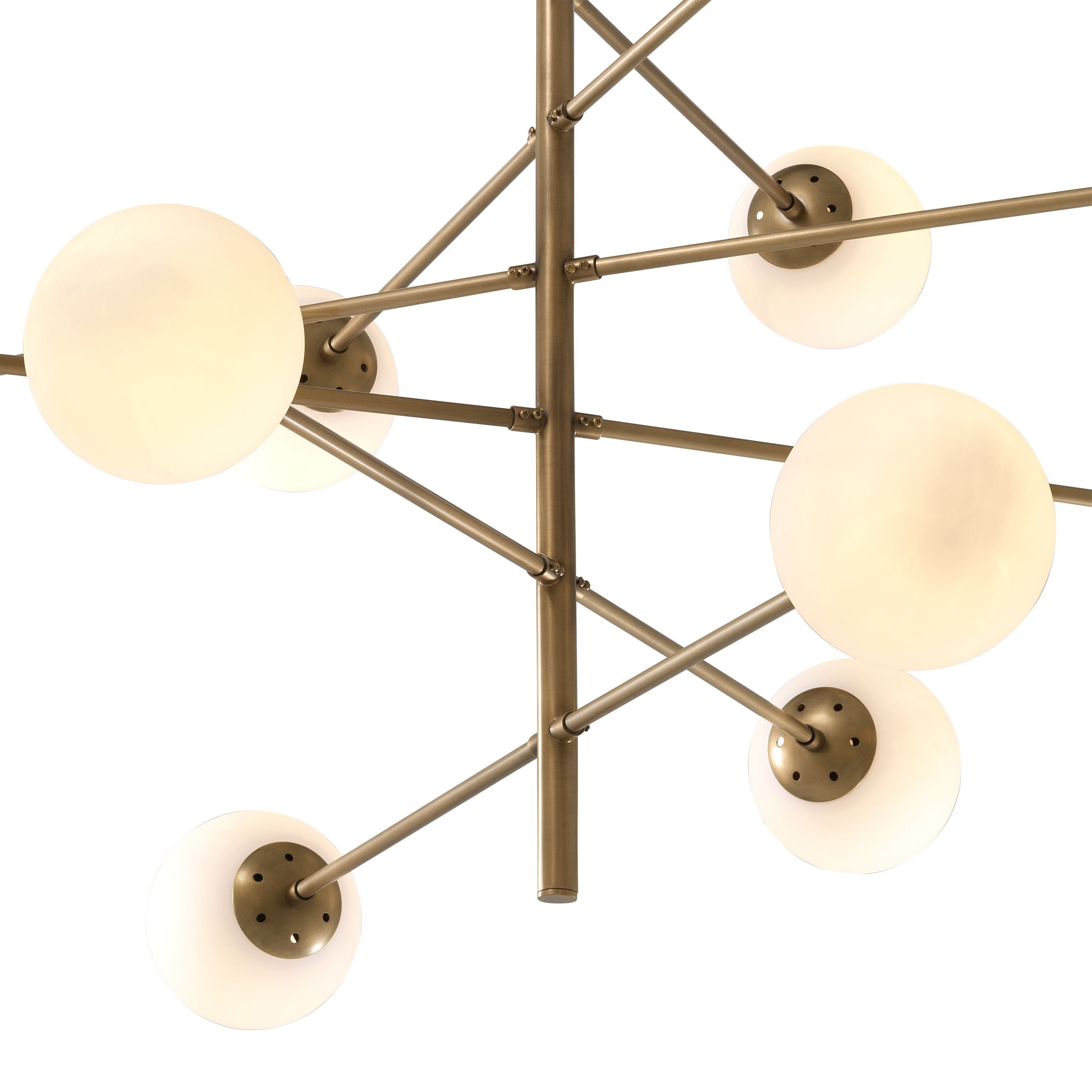 Tortora Modern Chandelier - Brass - Eichholtz - Luxury Lighting BoutiqueBrass/Metal ChandeliersEichholtz