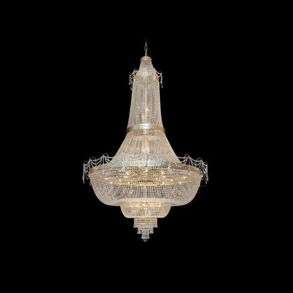 Traditional 48 - Light Crystal Basket Chandelier - Glass LPS - Luxury Lighting BoutiqueBasket & Pendant ChandeliersGlass LPS