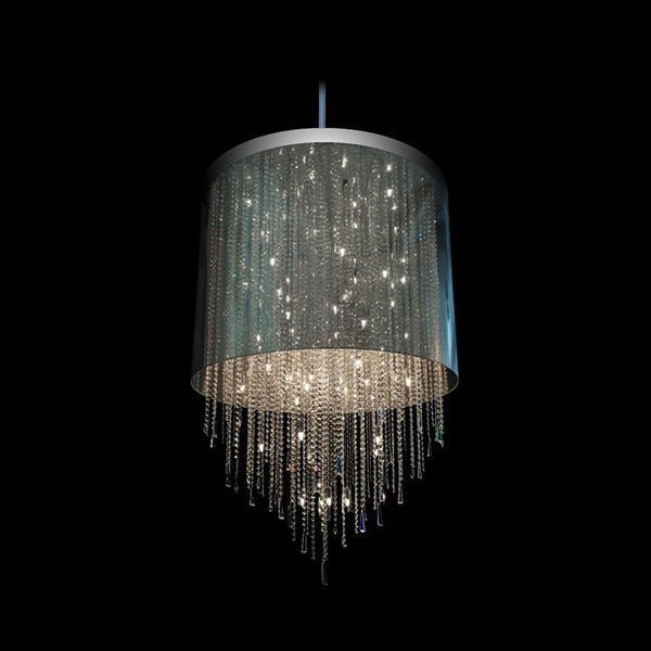 Transparent Crystal Drum Shade - Glass LPS - Luxury Lighting BoutiqueModern Crystal ChandeliersGlass LPS