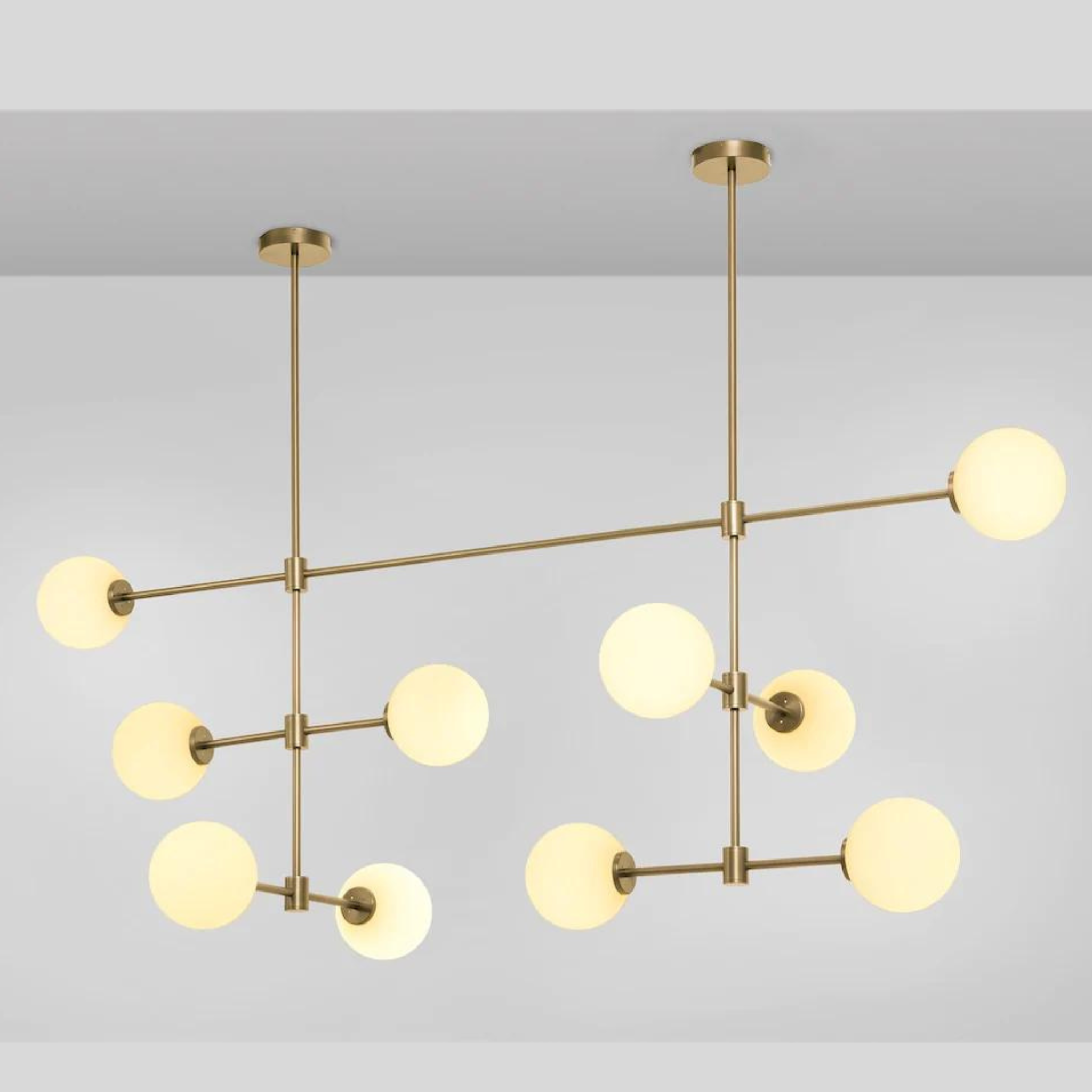 Trevi Multi Arm 6/10 (Satin Brass & Bronze) - CTO Lighting - Luxury Lighting Boutique