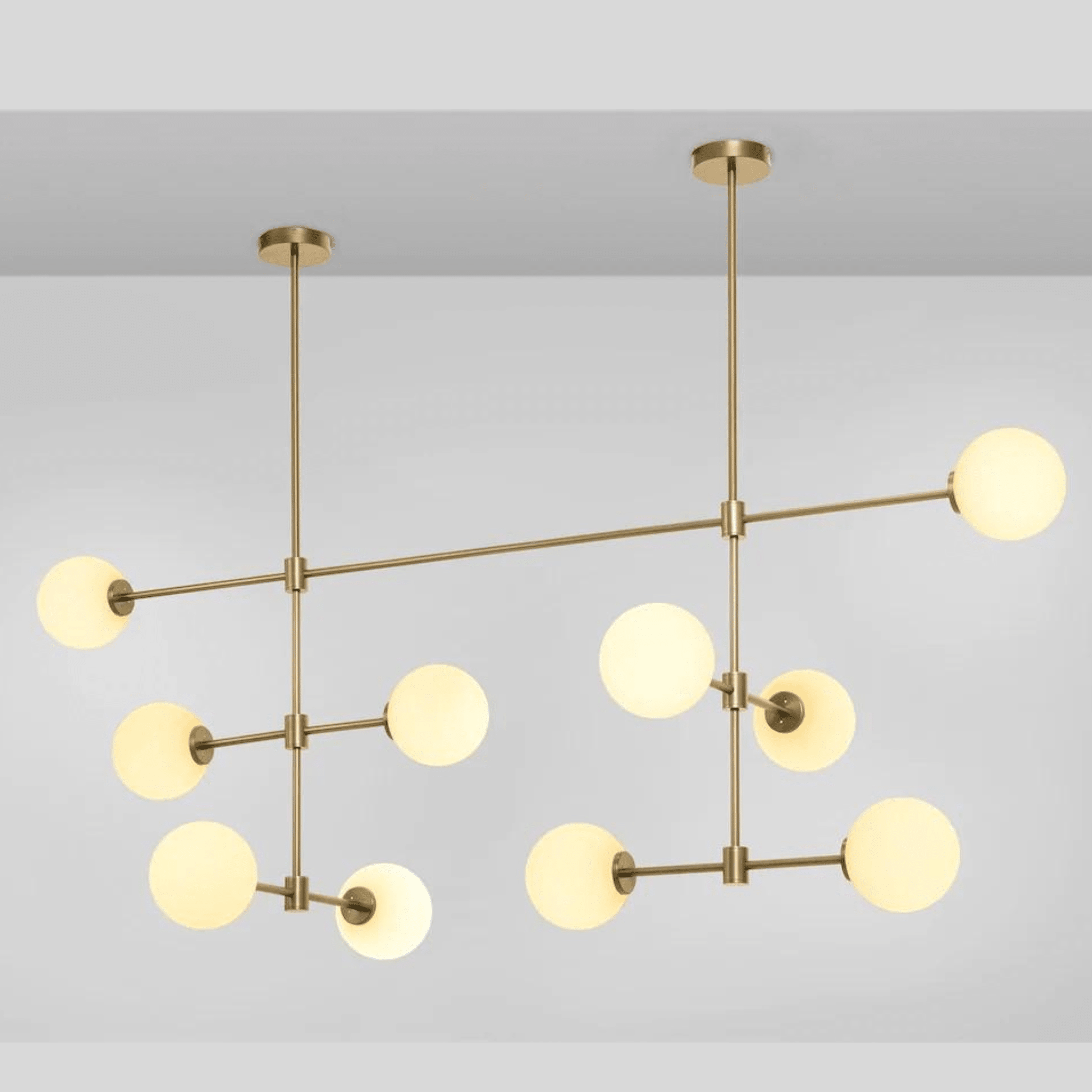 Trevi Multi Arm 6/10 (Satin Brass & Bronze) - CTO Lighting - Luxury Lighting BoutiqueBasket & Pendant ChandeliersCTO Lighting