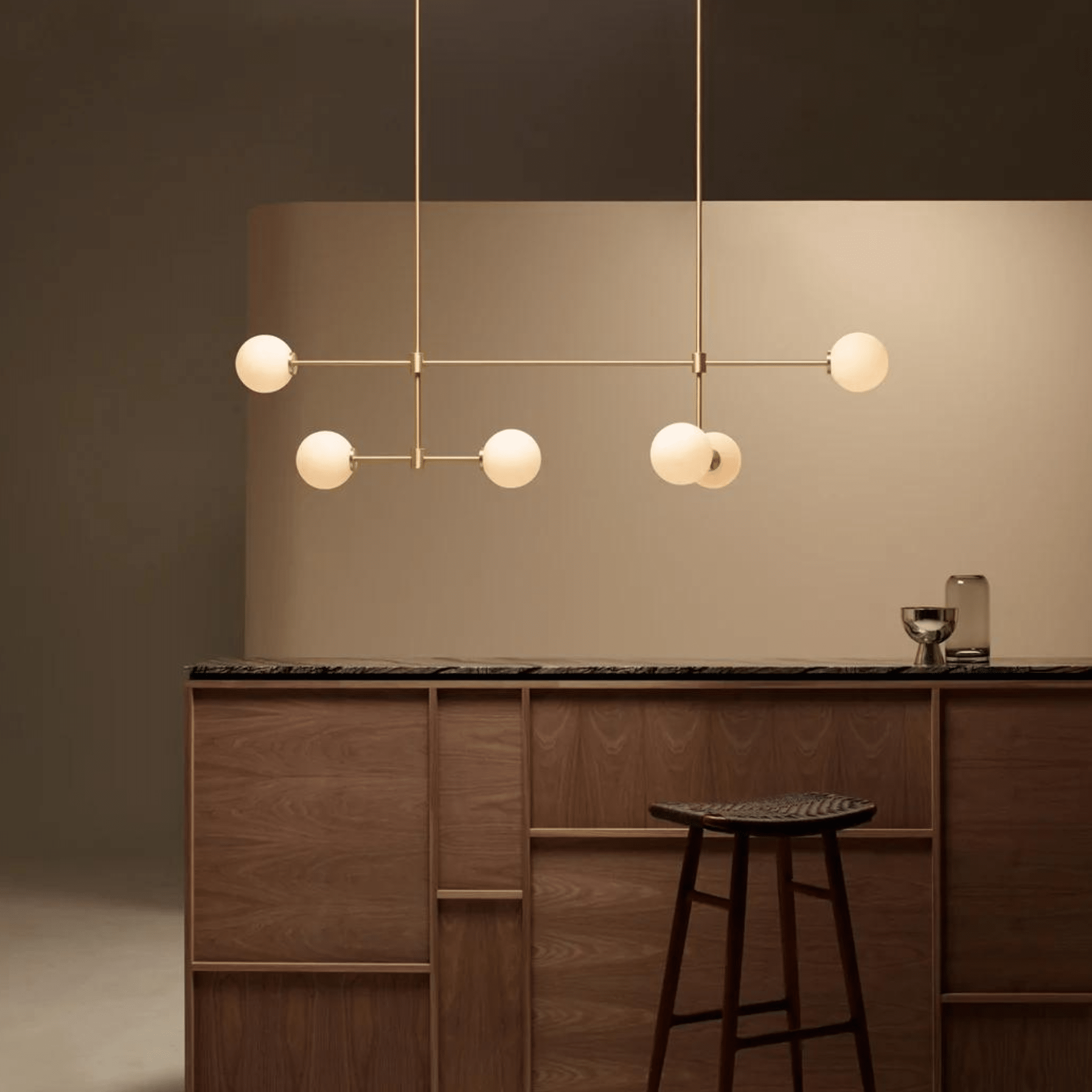 Trevi Multi Arm 6/10 (Satin Brass & Bronze) - CTO Lighting - Luxury Lighting BoutiqueBasket & Pendant ChandeliersCTO Lighting