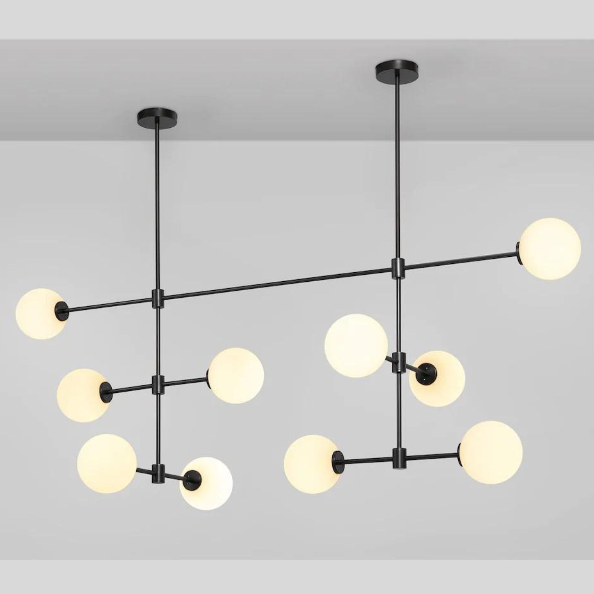 Trevi Multi Arm 6/10 (Satin Brass & Bronze) - CTO Lighting - Luxury Lighting Boutique