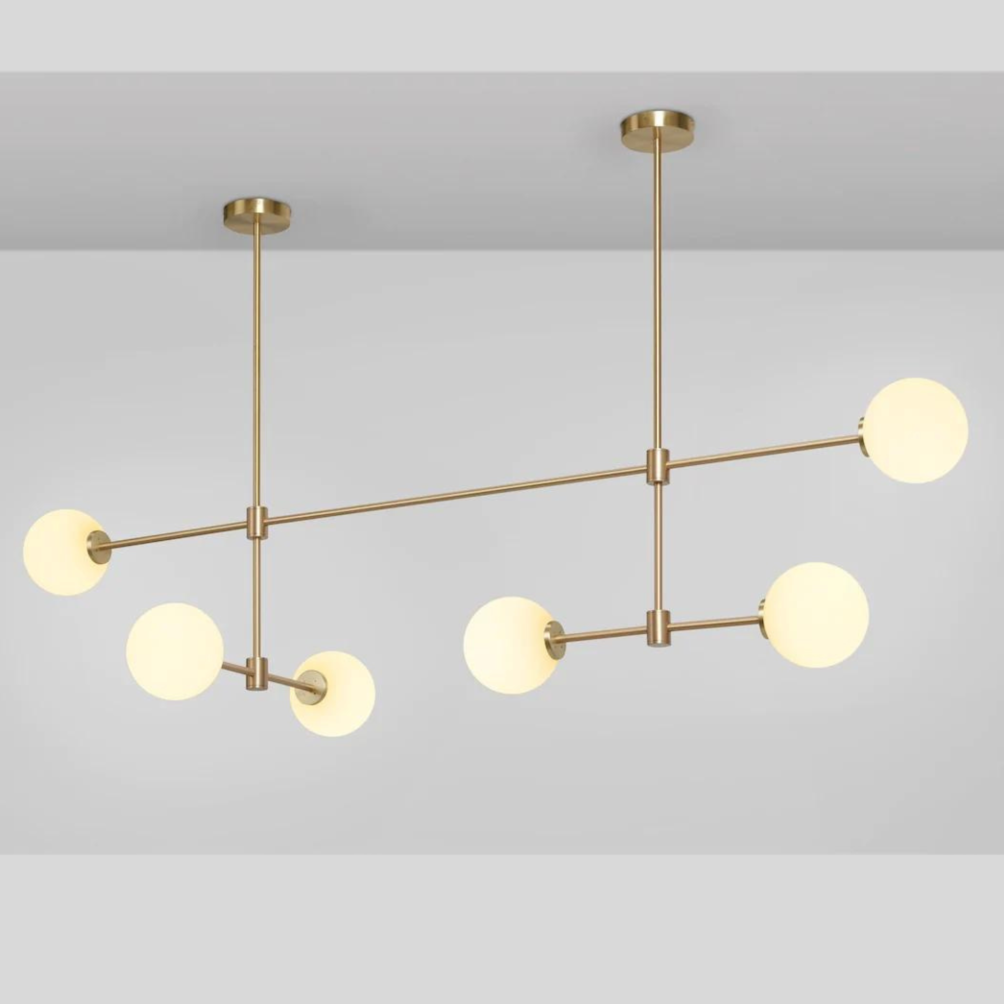 Trevi Multi Arm 6/10 (Satin Brass & Bronze) - CTO Lighting - Luxury Lighting Boutique
