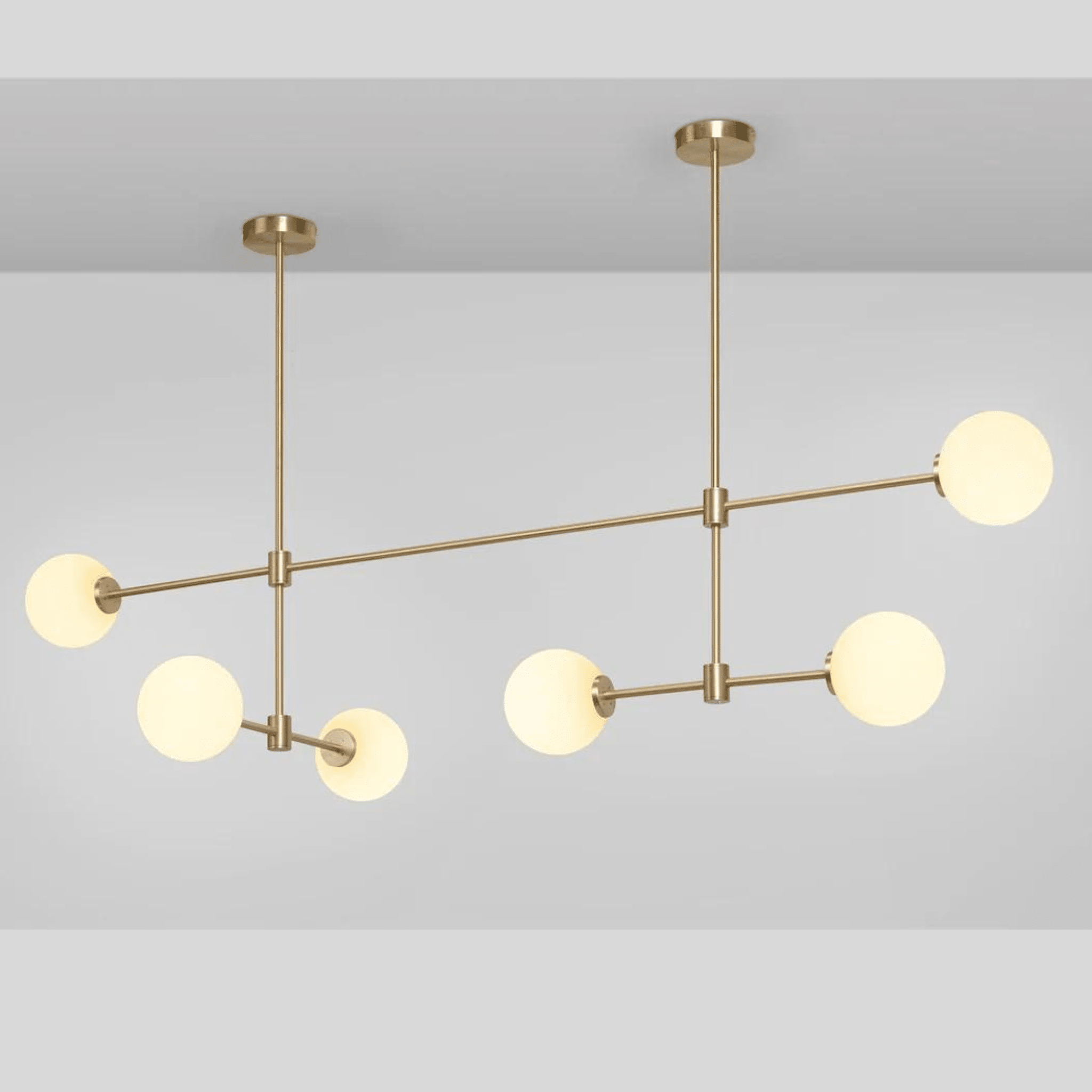 Trevi Multi Arm 6/10 (Satin Brass & Bronze) - CTO Lighting - Luxury Lighting BoutiqueBasket & Pendant ChandeliersCTO Lighting