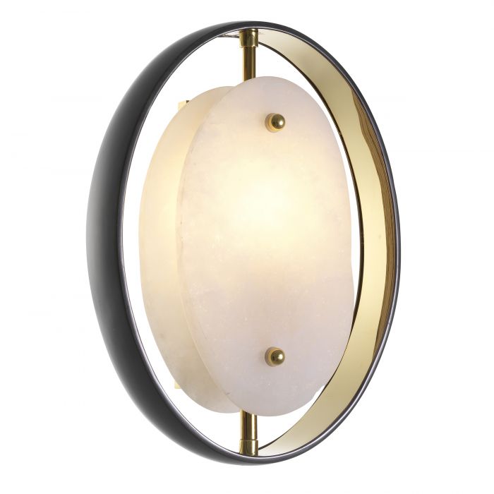 Trissoni Wall Lamp - Gunmetal & Gold - Eichholtz - Luxury Lighting BoutiqueWall LightsEichholtz