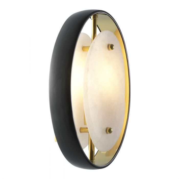 Trissoni Wall Lamp - Gunmetal & Gold - Eichholtz - Luxury Lighting BoutiqueWall LightsEichholtz