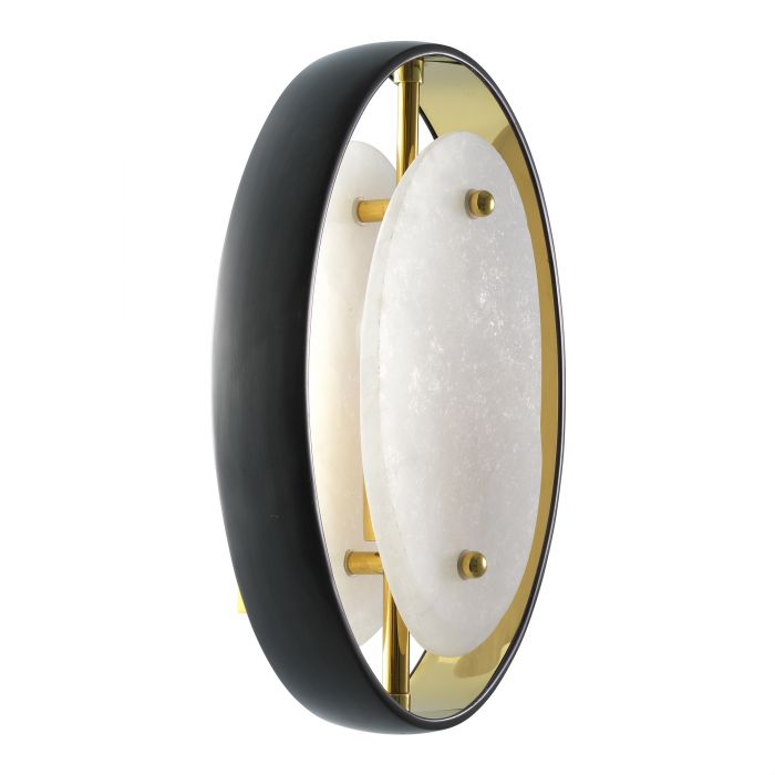 Trissoni Wall Lamp - Gunmetal & Gold - Eichholtz - Luxury Lighting BoutiqueWall LightsEichholtz