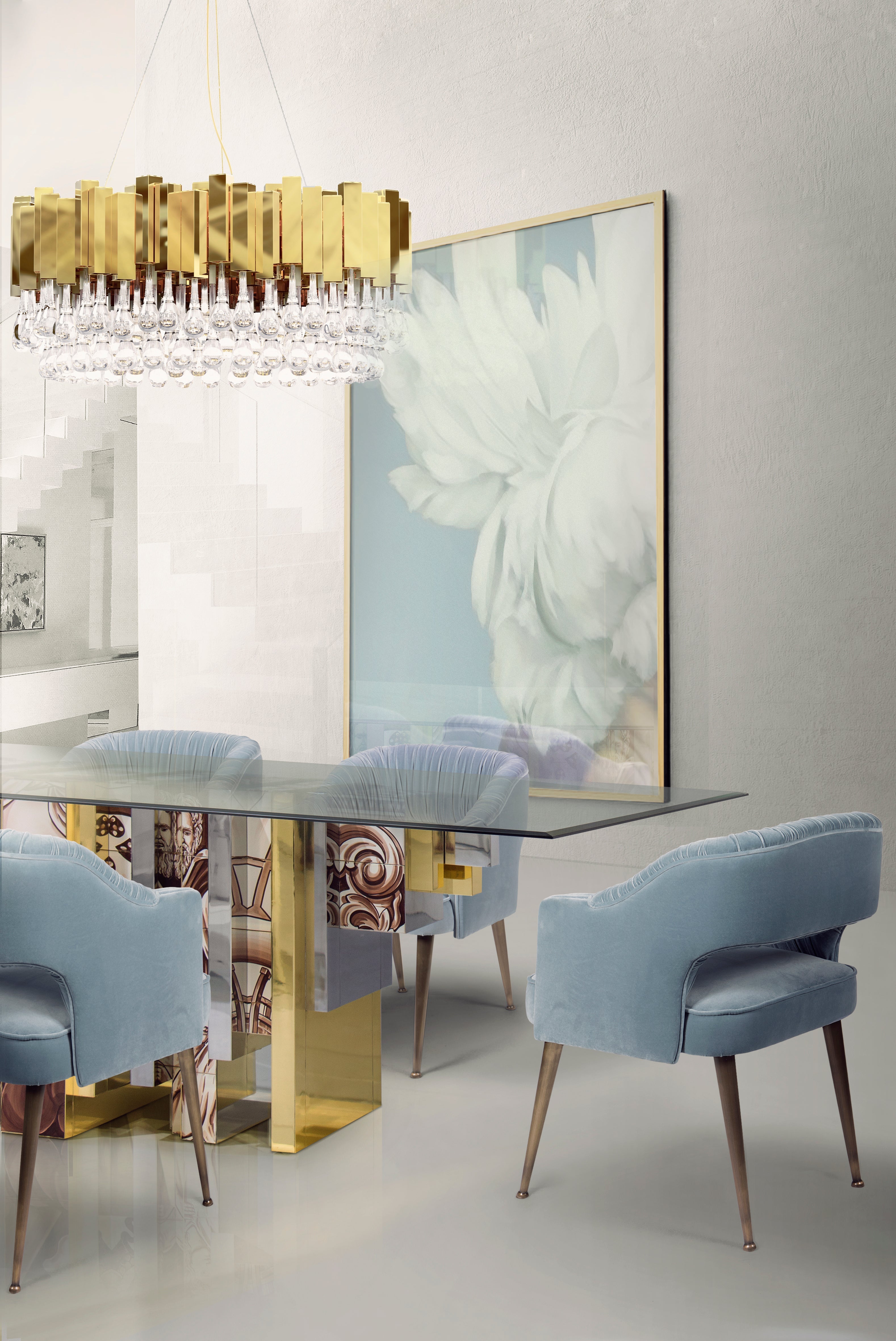 Trump 24-Light Modern Chandelier - Luxxu - Luxury Lighting Boutique