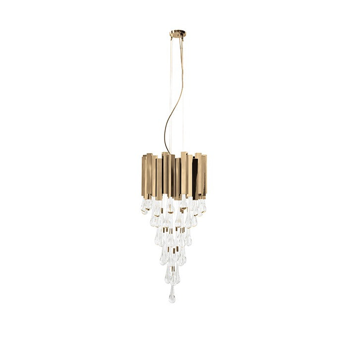 Trump 8-Light Crystal Pendant - Luxxu - Luxury Lighting Boutique