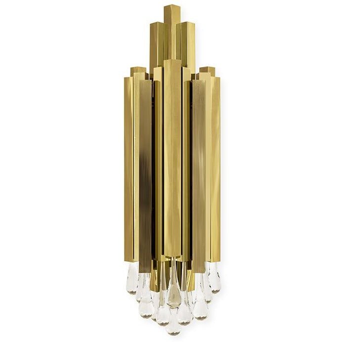 Trump II 8 - Light Crystal Wall Sconce - Luxxu - Luxury Lighting BoutiqueWall LightsLuxxu