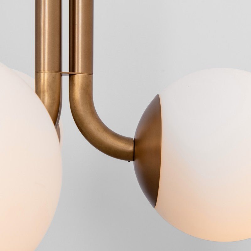 Tubular 3 - Light Modern Brass Chandelier - M | L - Schwung - Luxury Lighting BoutiqueBrass/Metal ChandeliersSchwung