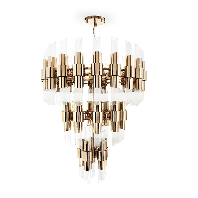 Tycho 70-Light Crystal Modern Chandelier - Luxxu - Luxury Lighting Boutique