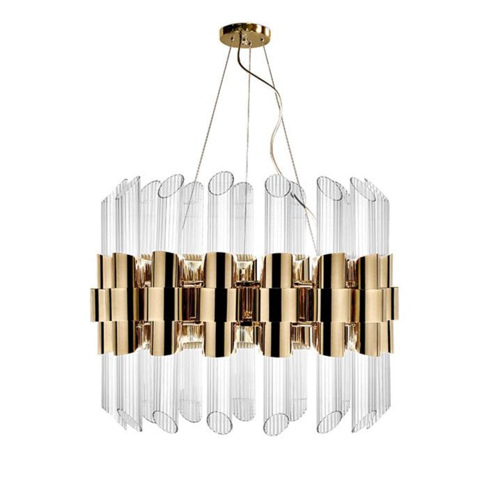 Tycho Round 32-Light Crystal Modern Chandelier - Luxxu - Luxury Lighting Boutique