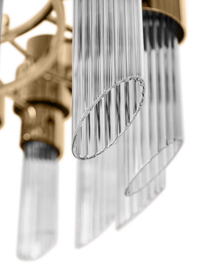 Tycho Round 32-Light Crystal Modern Chandelier - Luxxu - Luxury Lighting Boutique
