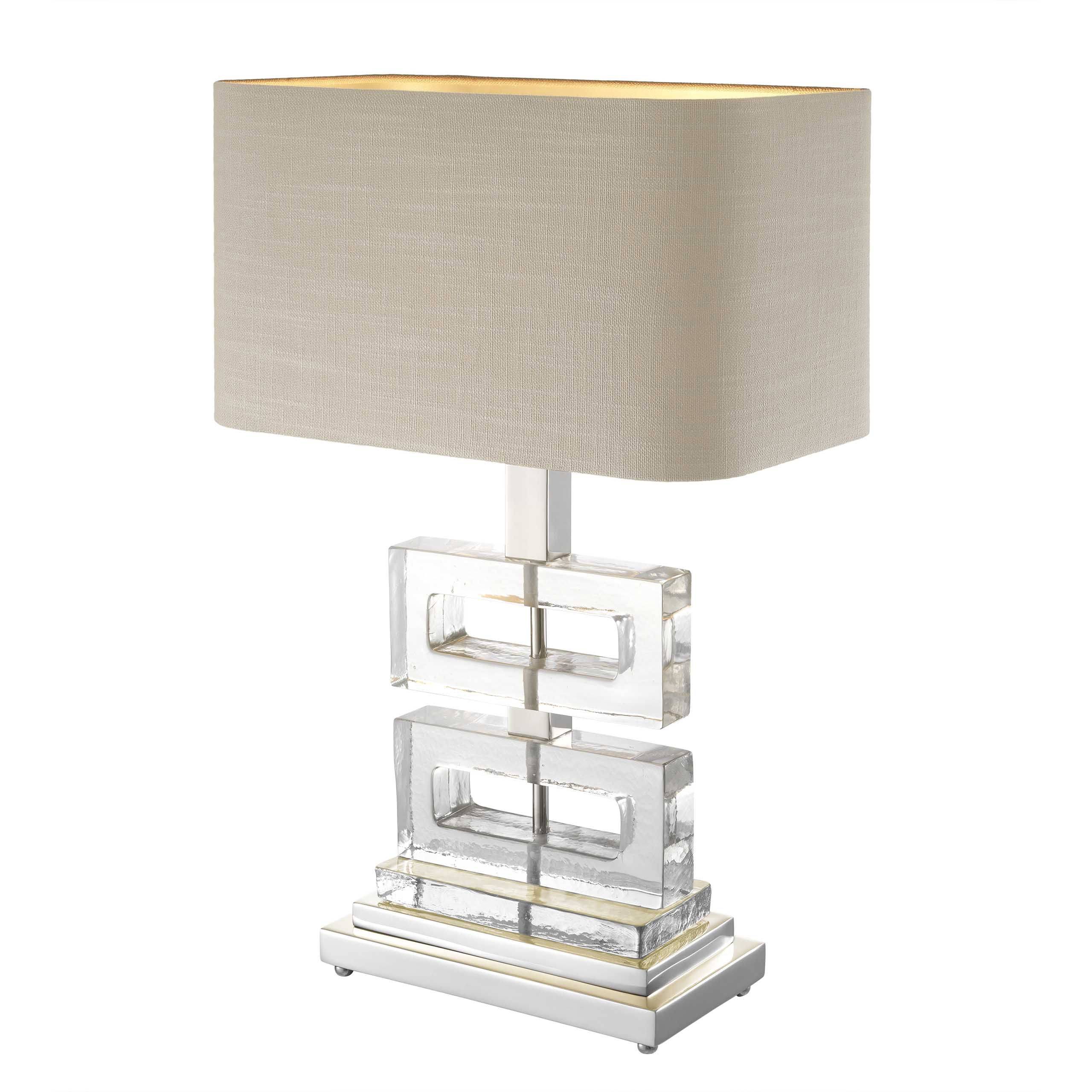 Umbria Table Lamp - Brass | Nickel - Eichholtz - Luxury Lighting BoutiqueTable LampEichholtz