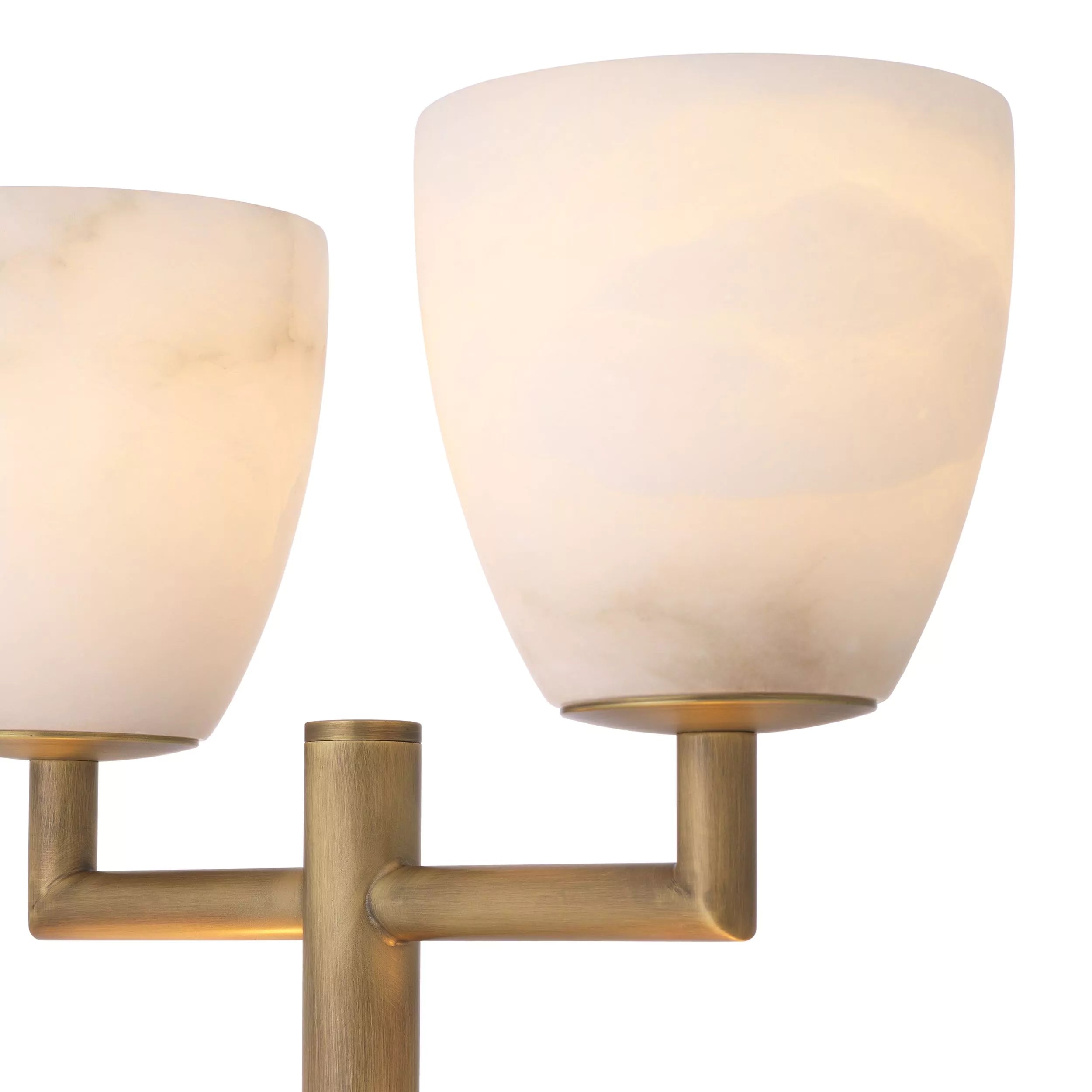 Valerius Table Lamp - (Antique Brass Finish/Alabaster) - Eichholtz - Luxury Lighting Boutique