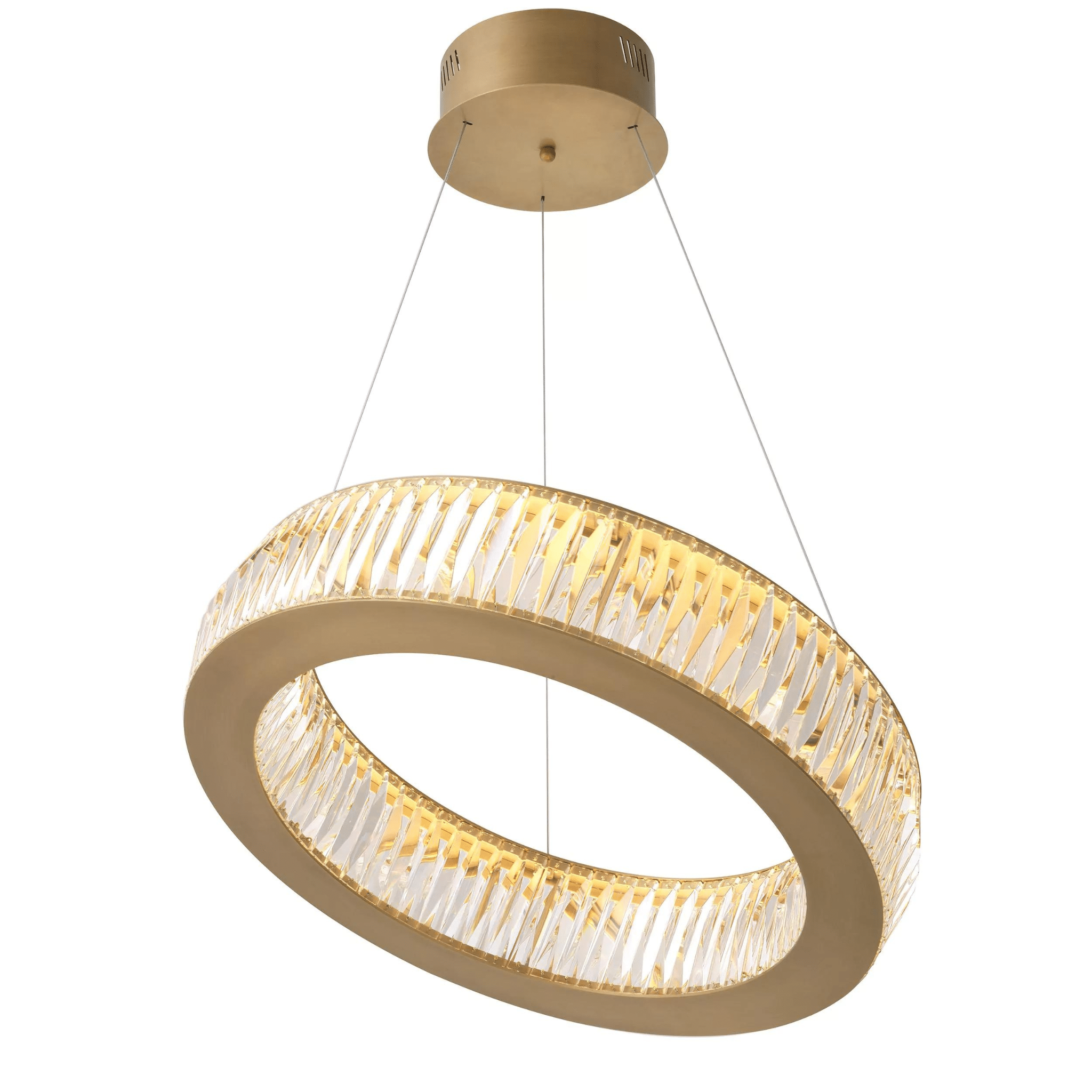Vancouver L Modern Chandelier - Brass - Eichholtz - Luxury Lighting BoutiqueCeiling LightEichholtz