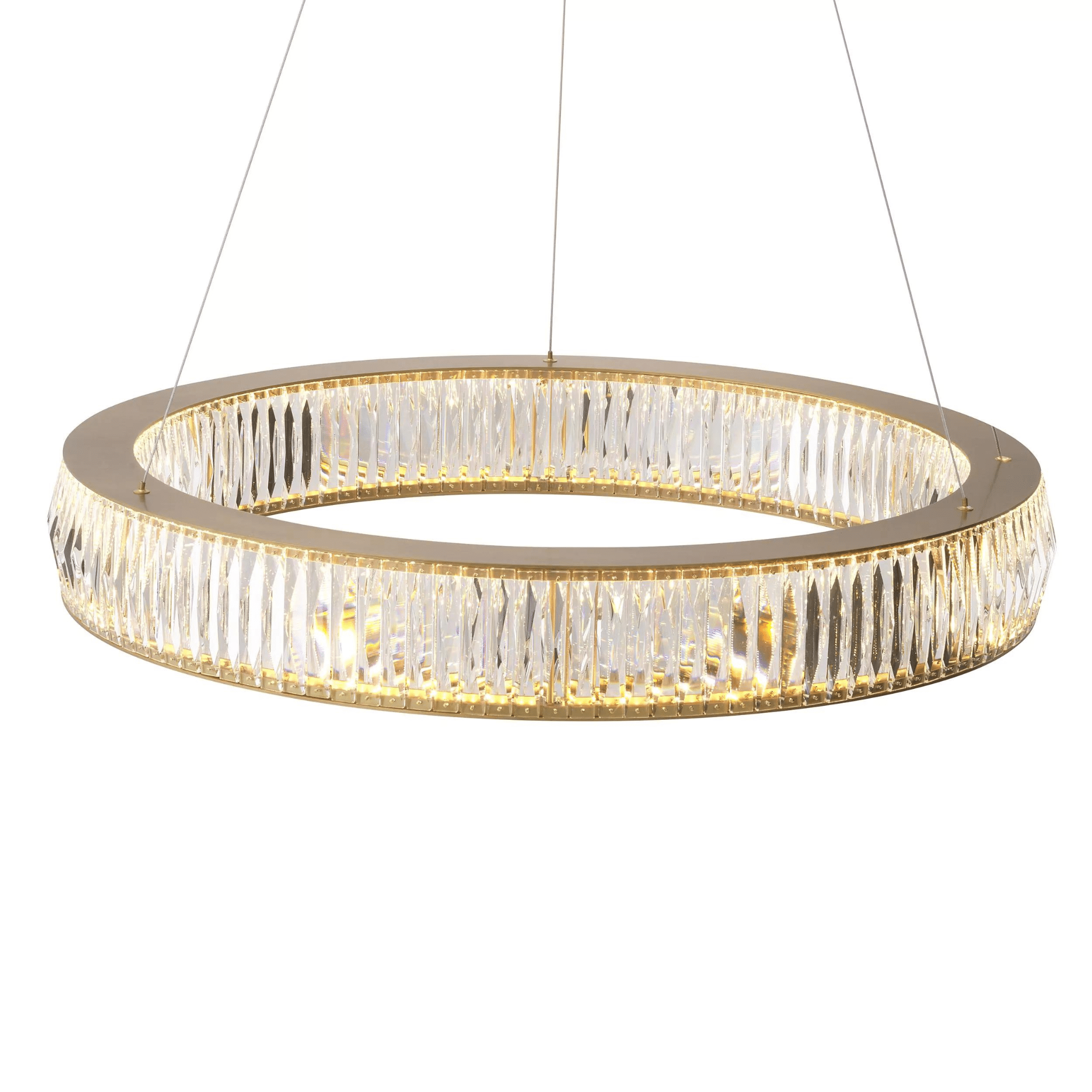 Vancouver L Modern Chandelier - Brass - Eichholtz - Luxury Lighting BoutiqueCeiling LightEichholtz