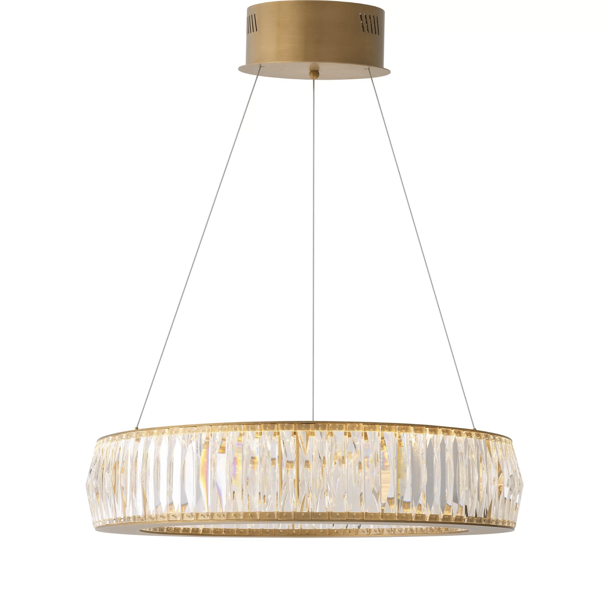 Vancouver L Modern Chandelier - Brass - Eichholtz - Luxury Lighting BoutiqueCeiling LightEichholtz