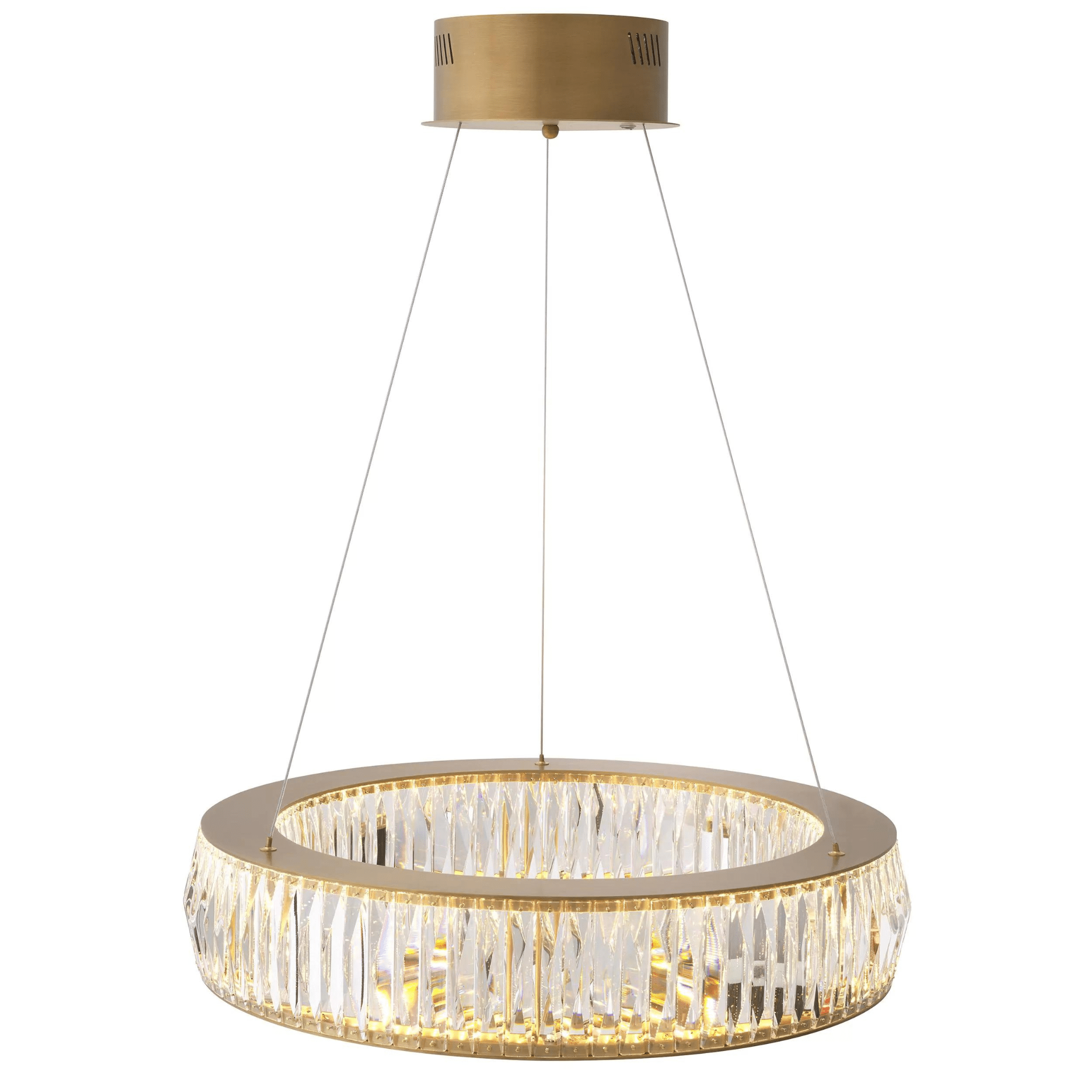Vancouver L Modern Chandelier - Brass - Eichholtz - Luxury Lighting BoutiqueCeiling LightEichholtz