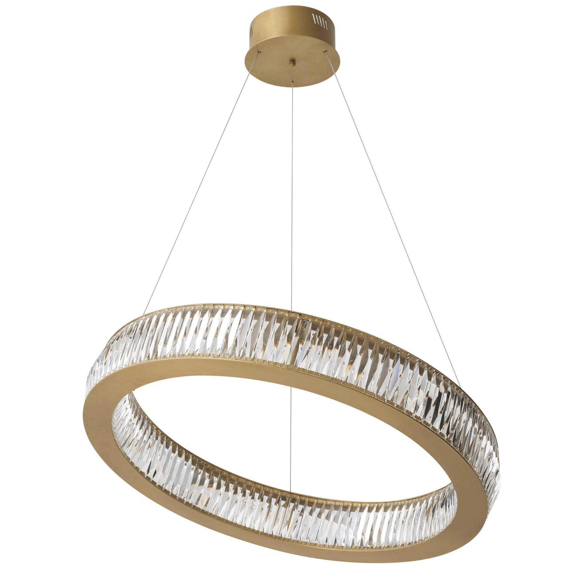 Vancouver L Modern Chandelier - Brass - Eichholtz - Luxury Lighting BoutiqueCeiling LightEichholtz