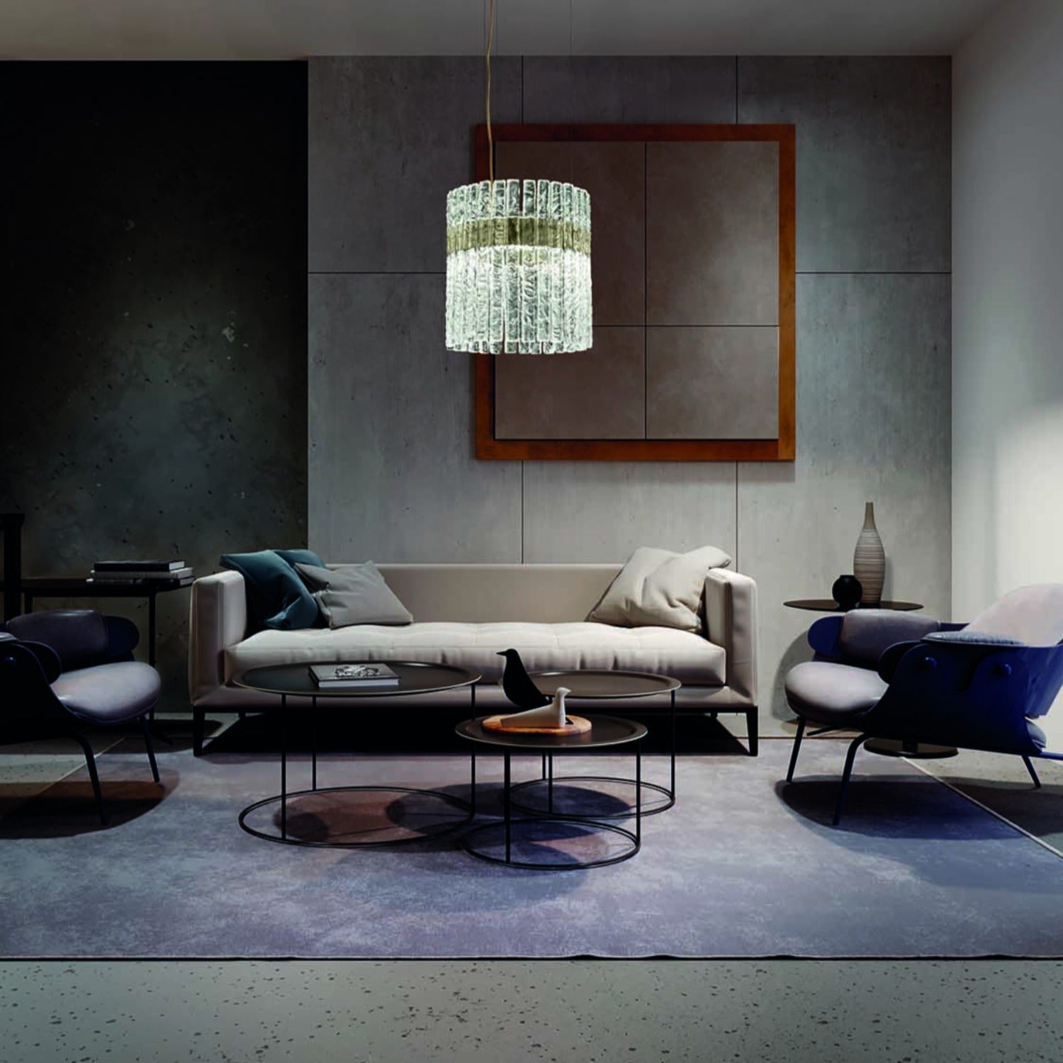 Vegas S RD 40/60 | LED Modern Chandelier - Masiero - Luxury Lighting Boutique