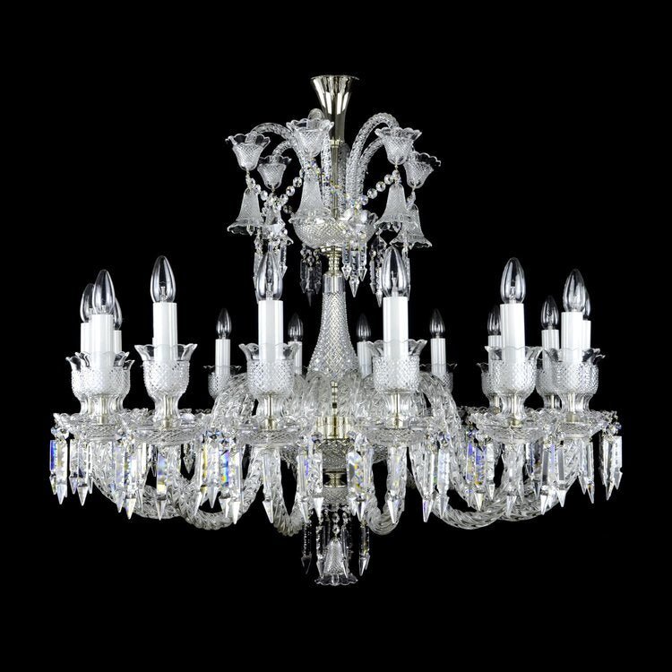 Vesper 16 Alpha/Beta Crystal Chandelier (Gold/Silver) - Wranovsky - Luxury Lighting BoutiqueWranovsky
