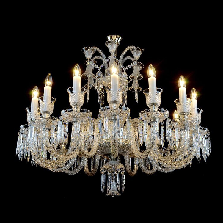 Vesper 16 Alpha/Beta Crystal Chandelier (Gold/Silver) - Wranovsky - Luxury Lighting BoutiqueWranovsky