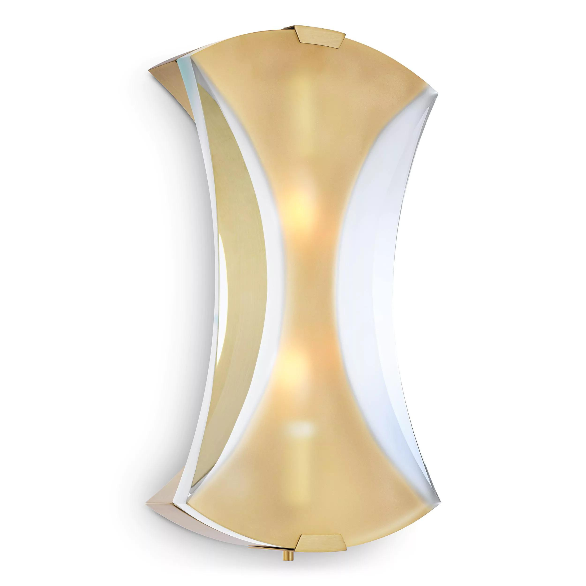 Virgil Wall Light (Antique Brass/Frosted Glass) - Eichholtz - Luxury Lighting Boutique