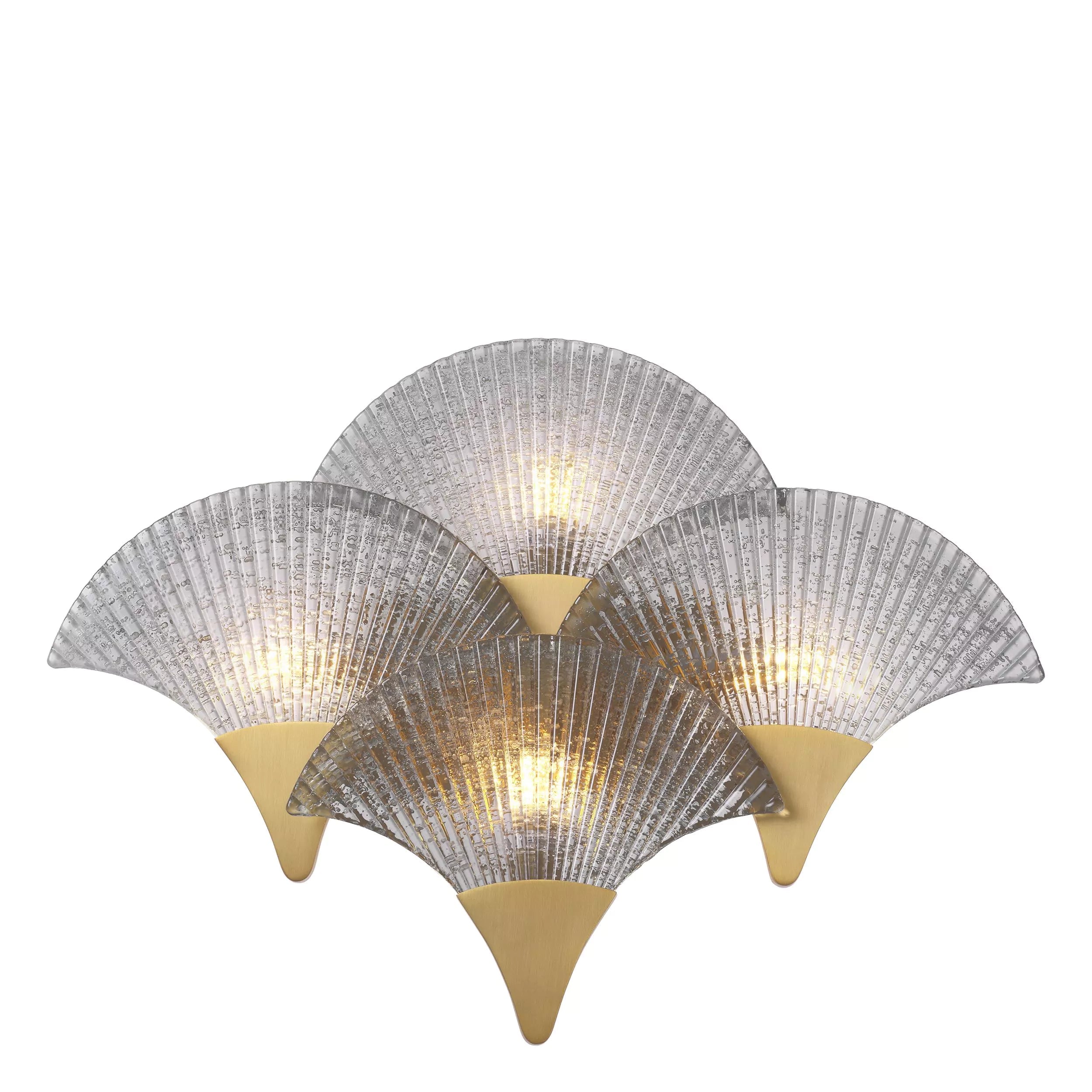 Vitae Wall Lamp - (Antique brass finish | smoke glass) - Eichholtz - Luxury Lighting Boutique