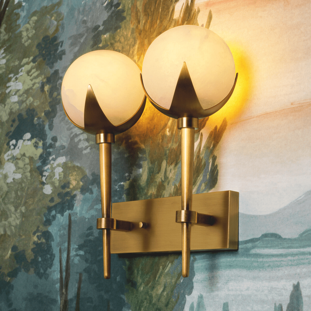 Wall Lamp Alesa Double - Eichholtz - Luxury Lighting BoutiqueWall LampEichholtz