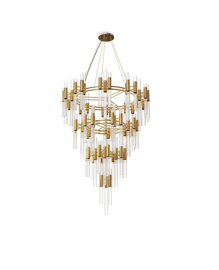 Waterfall 168 - Light Modern Chandelier - Luxxu - Luxury Lighting BoutiqueModern Crystal ChandeliersLuxxu