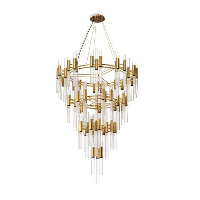 Waterfall 168 - Light Modern Chandelier - Luxxu - Luxury Lighting BoutiqueModern Crystal ChandeliersLuxxu
