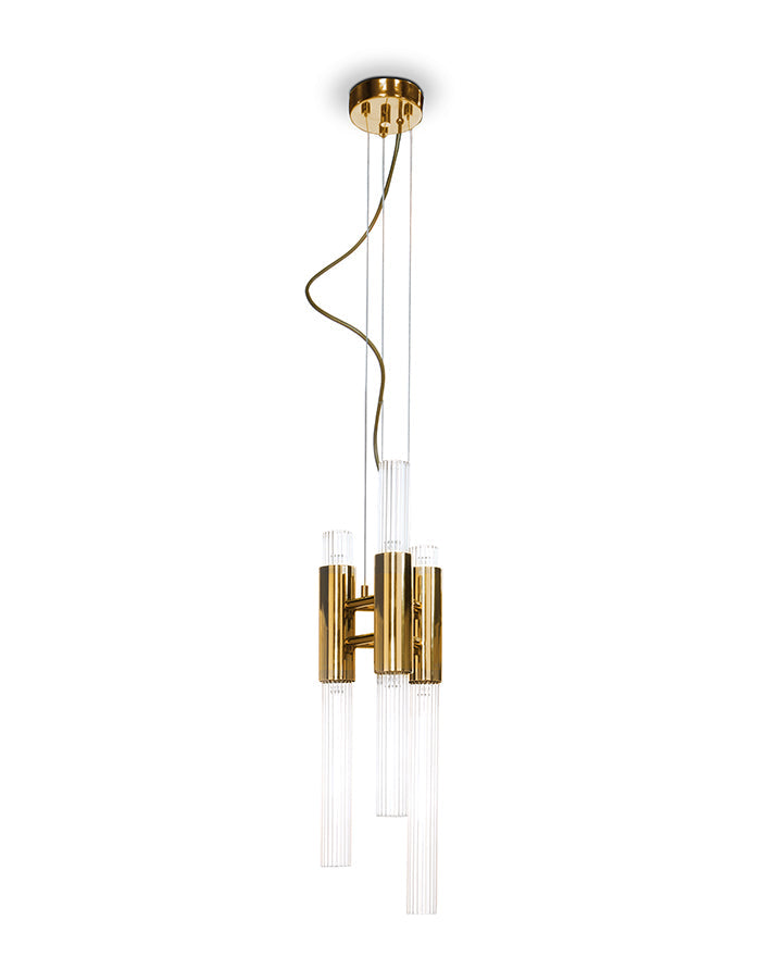 Waterfall 6-Light Crystal Pendant - Luxxu - Luxury Lighting Boutique