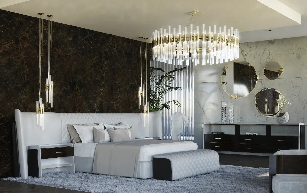 Waterfall Round Suspension Modern Chandelier - Luxxu - Luxury Lighting BoutiqueLuxxu